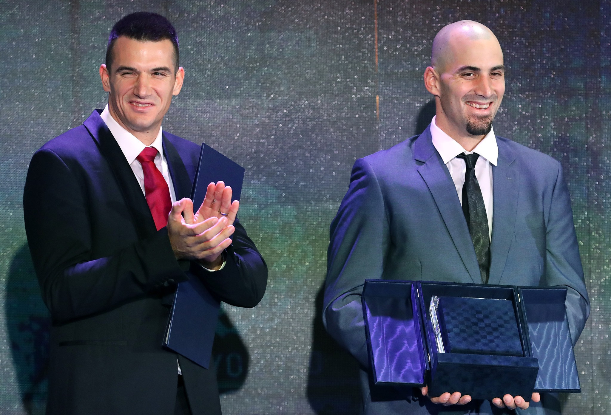 Rowers Martin and Valent Sinković were voted best crew at the Croatian Olympic Committee Awards ©HOO