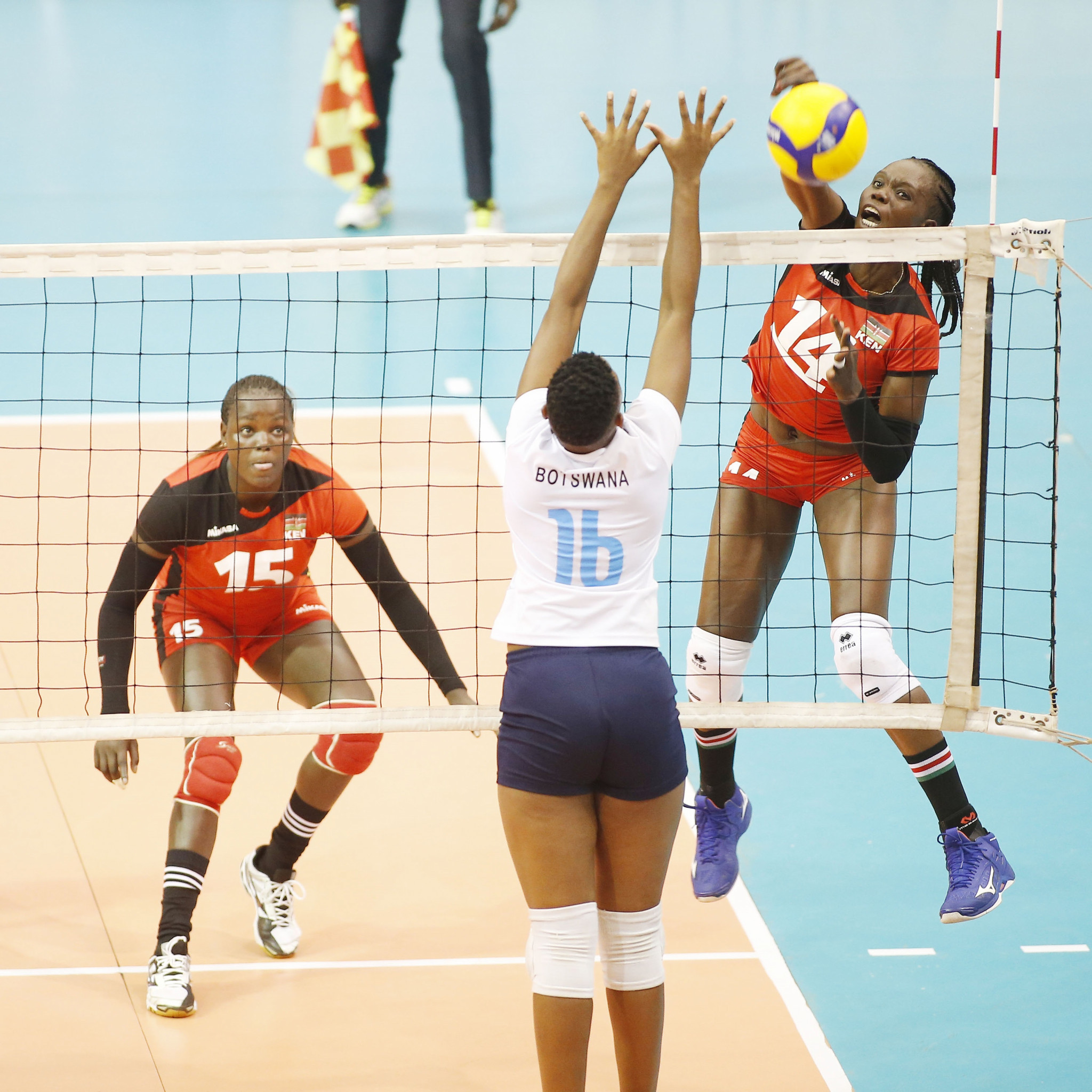 Kenya continued their perfect start to the  Women's African Olympic Qualification Tournament in Yaoundé ©FIVB