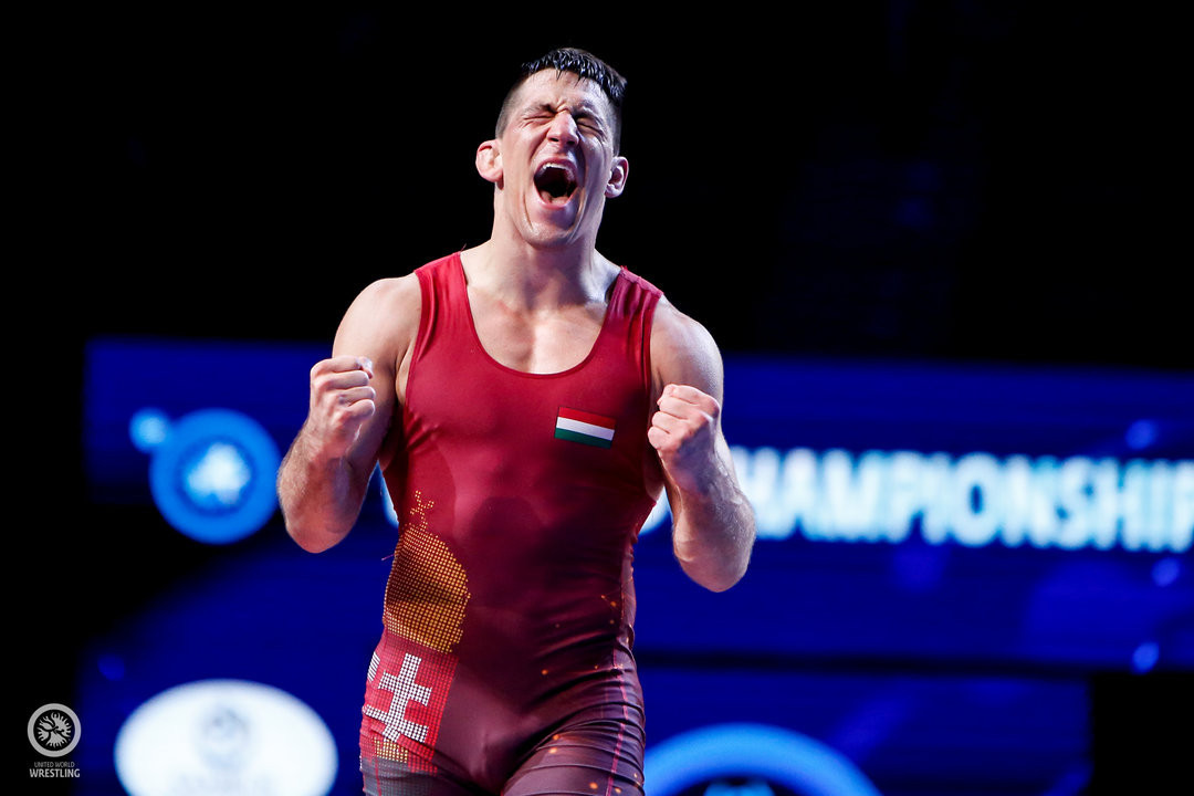 Viktor Lorincz of Hungary is UWW  Wrestler of the Year for 2019 in  the freestyle class ©UWW