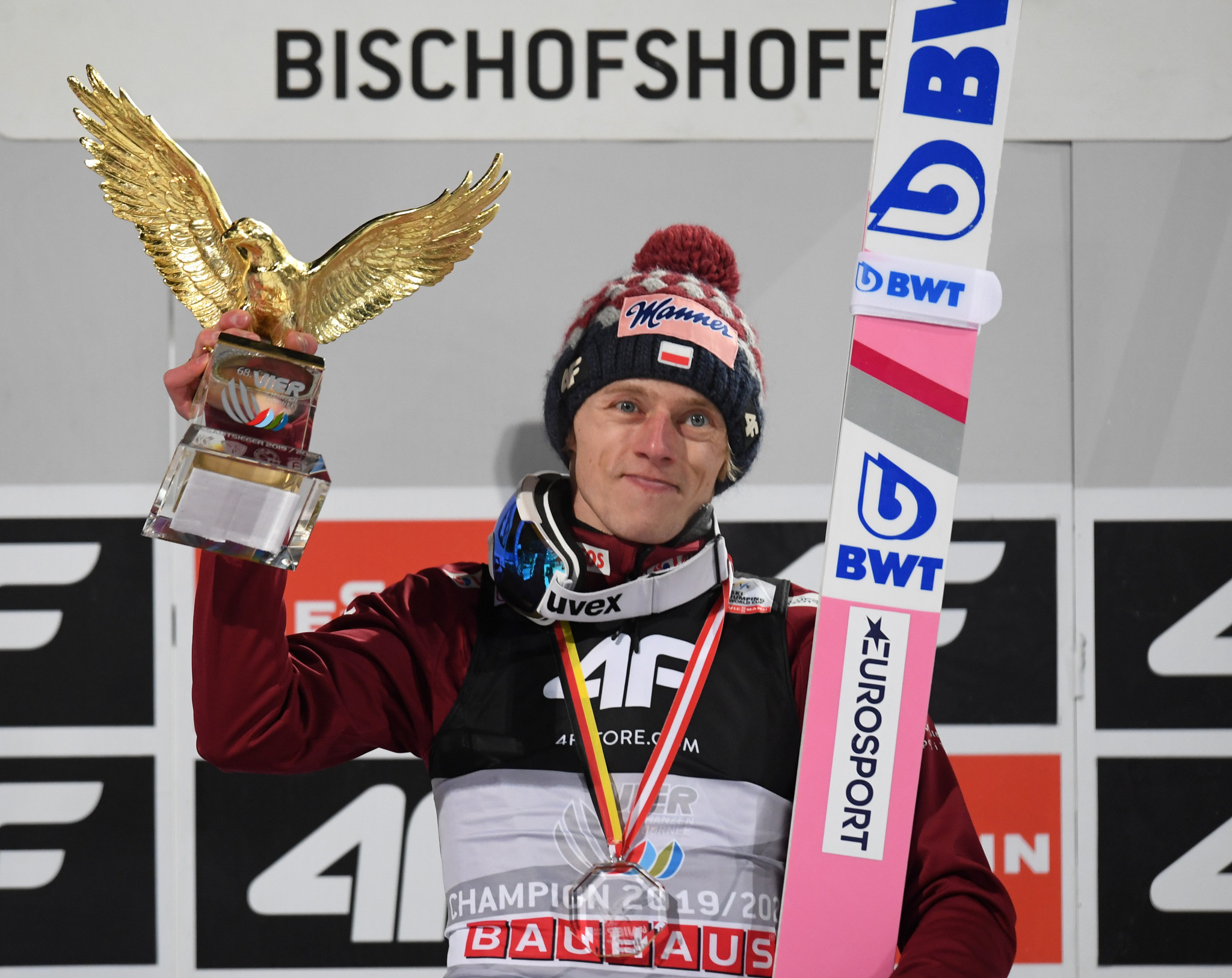 Dawid Kubacki claimed his first Four Hills Tournament title ©Getty Images