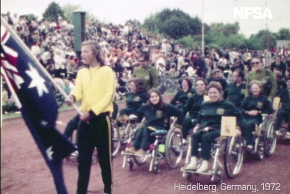 Don Worley filmed the only known video from the Heidelberg 1972 Paralympics ©National Film and Sound Archive of Australia