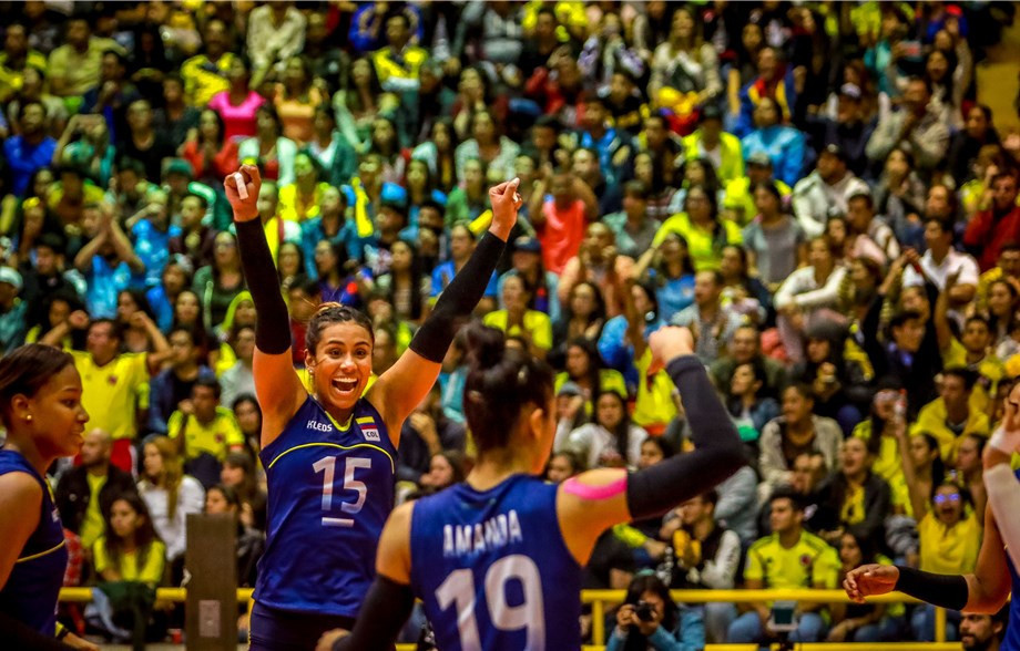 Colombia started the tournament with victory over Venezuela ©FIVB