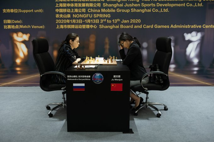 The Women's World Chess Championship produced a third draw ©FIDE
