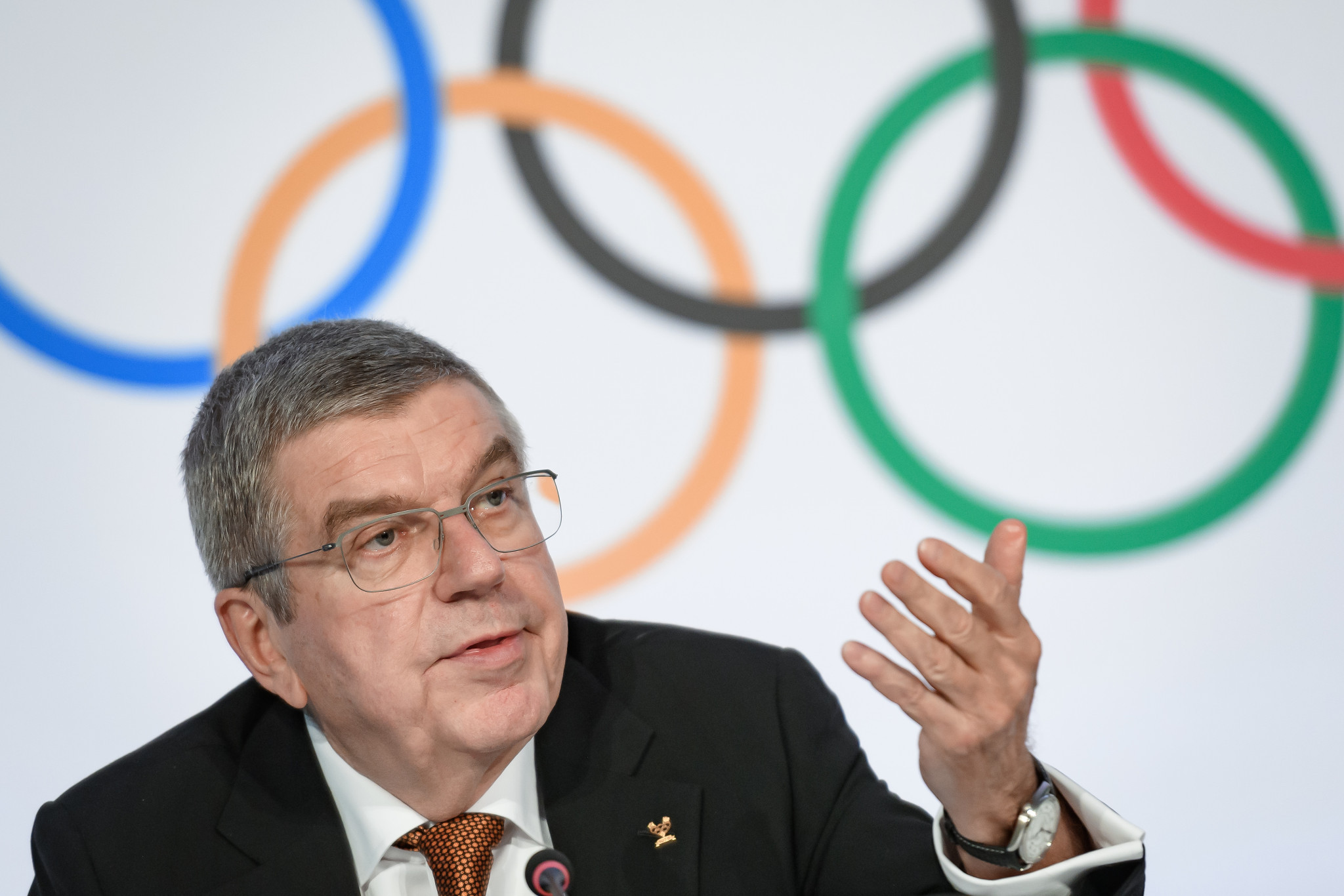 IOC President Thomas Bach said the condition of the performer was improving ©Getty Images