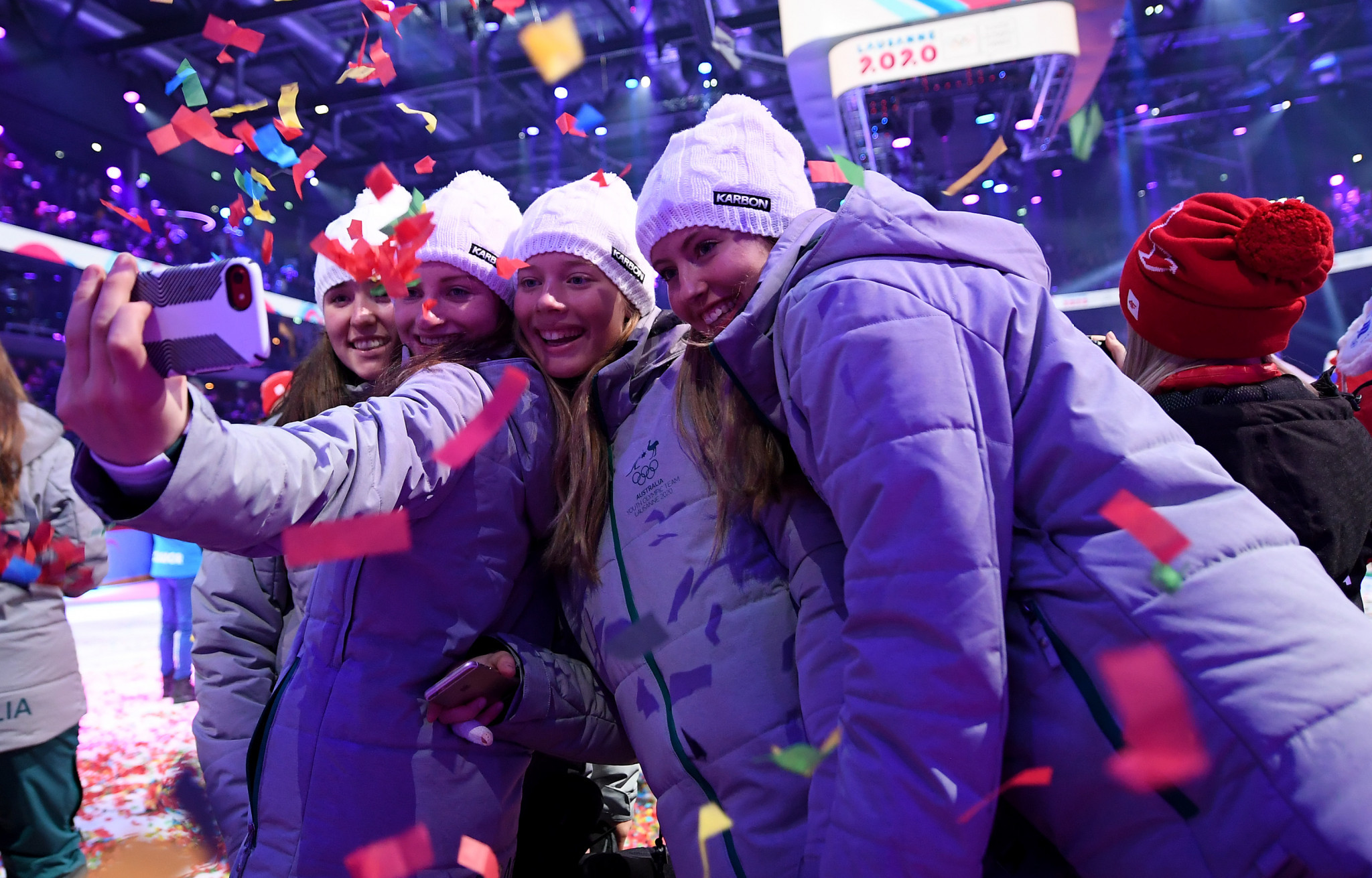 Athletes celebrate start of Winter Youth Olympic Games at Lausanne 2020 Opening Ceremony