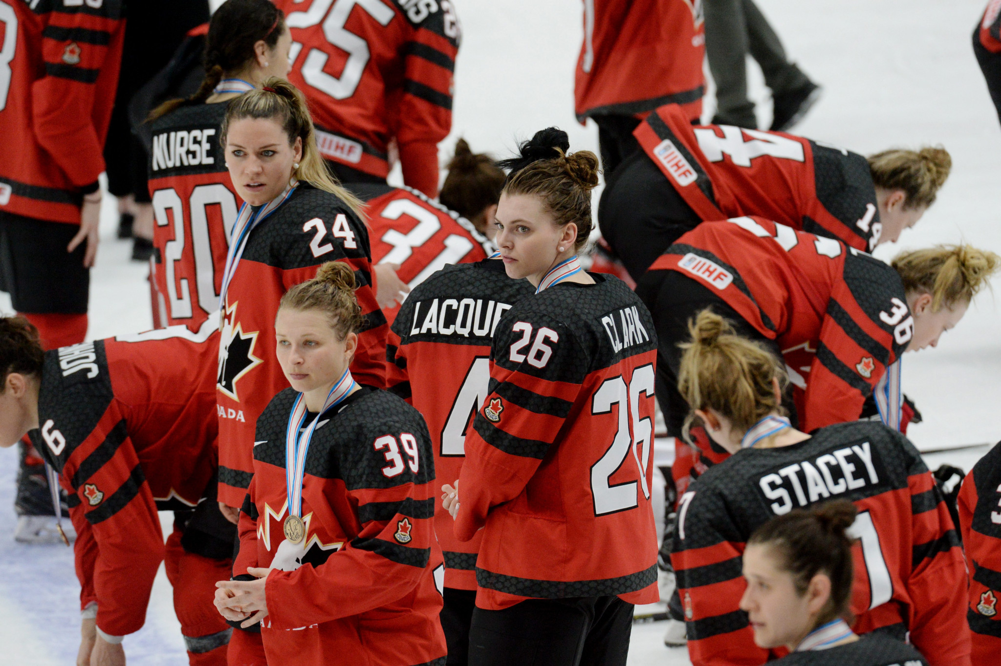 The Canadian women are modern-day powerhouses in ice hockey ©Getty Images