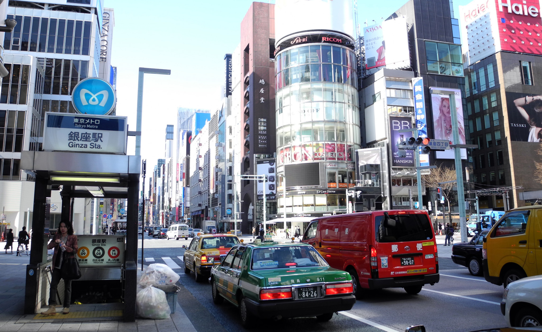Tokyo 2020 revealed the road signs set to be used for traffic congestion ©Getty Images