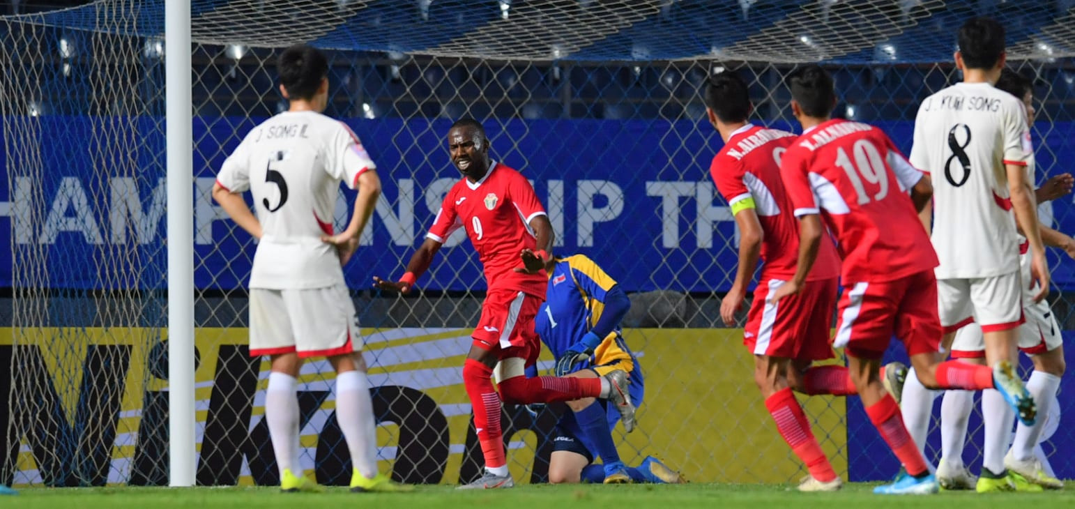 Jordan beat North Korea 2-1 in their opening match in the AFC Under-23 tournament in Thailand ©AFC