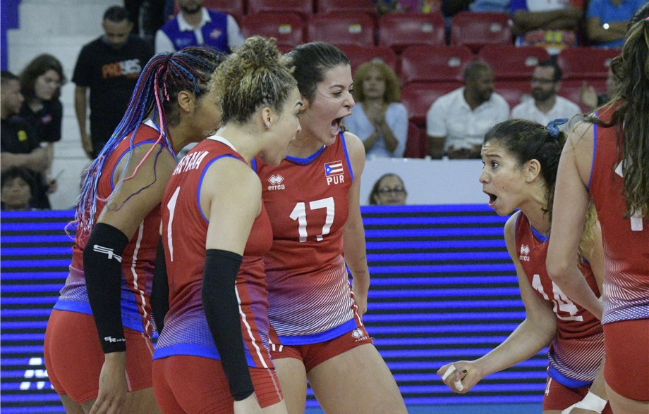 Puerto Rico's women earned a dramatic win over Canada in the opening round of South American Tokyo 2020 volleyball qualifying matches in the Dominican Republic ©FIVB