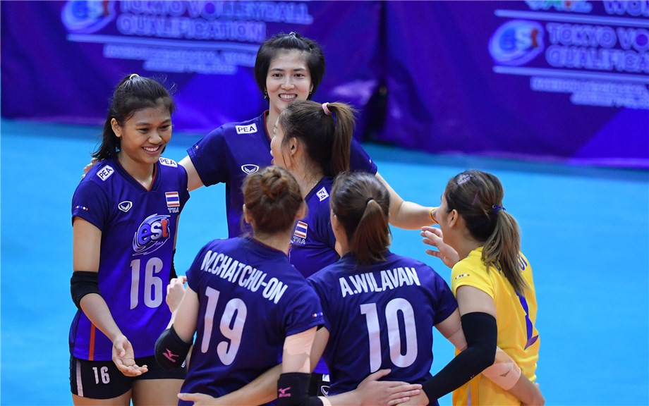 Hosts Thailand will contest the Asian qualifying place for the Tokyo 2020 women's volleyball competition with South Korea tomorrow ©FIVB
