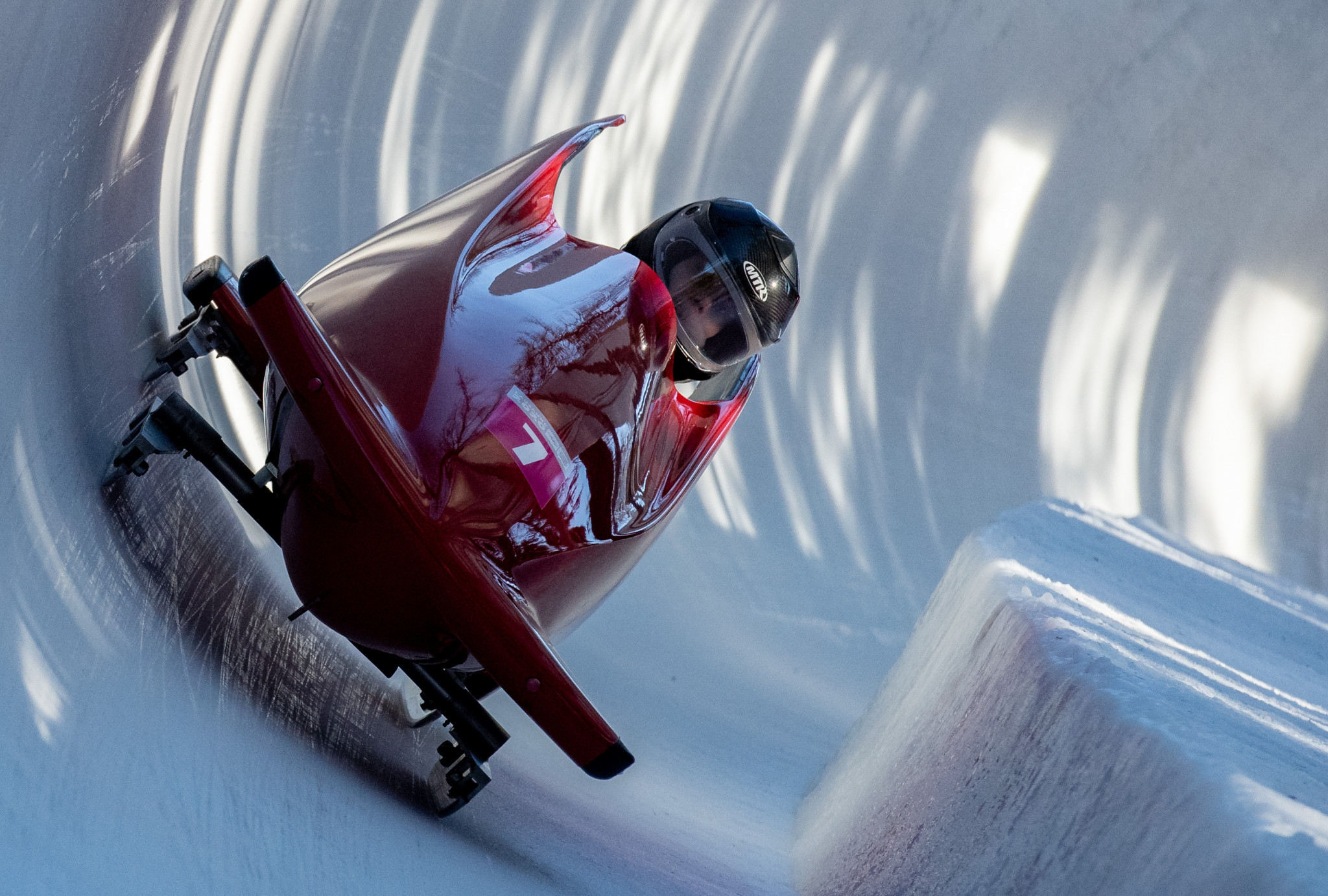 Training runs for bobsleigh, luge and skeleton were held prior to competition beginning ©Lausanne 2020
