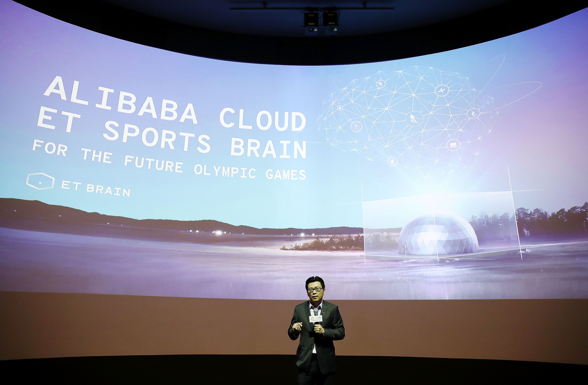 Alibaba's Chris Tung has predicted a new way of running the technical side of the Olympic Games ©Getty Images