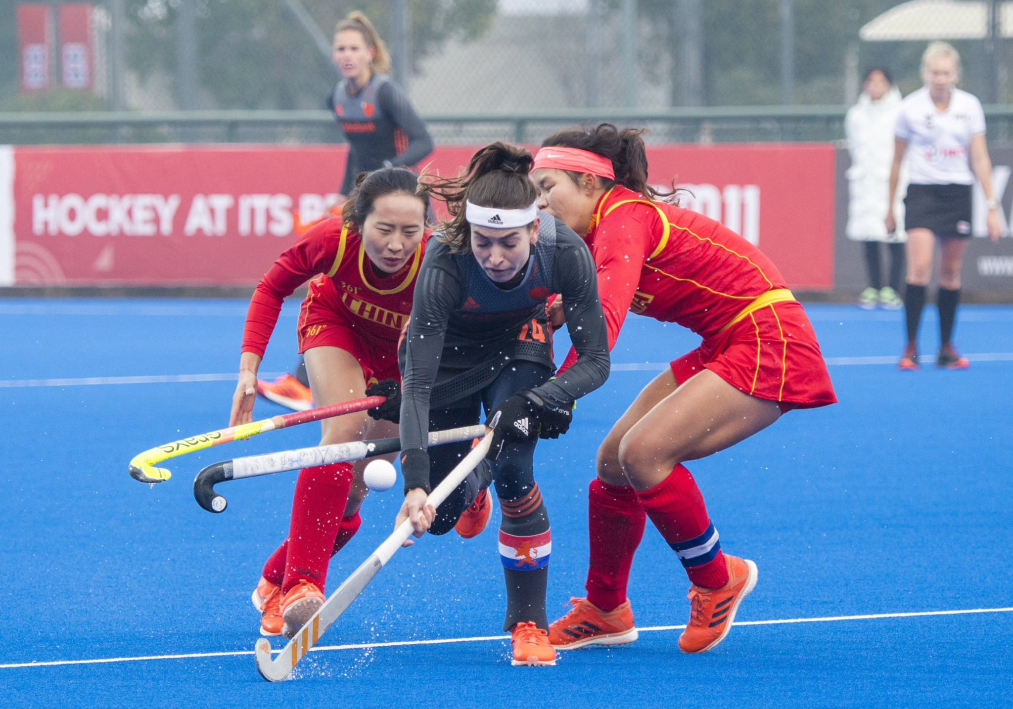 The Netherlands completed the double over China ©FIH
