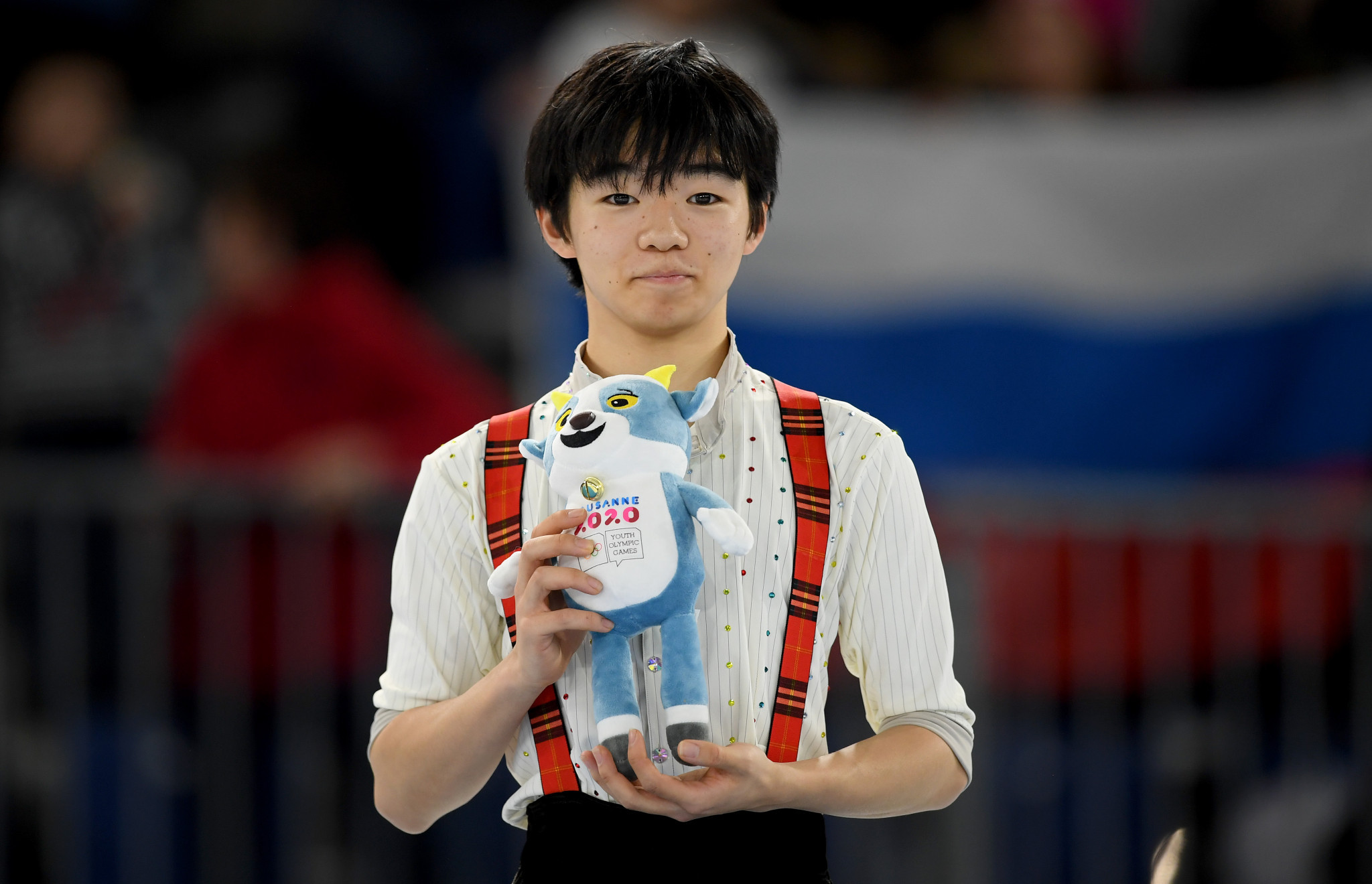 Yuma Kagiyama earned gold in the men's event after a superb free programme ©Getty Images