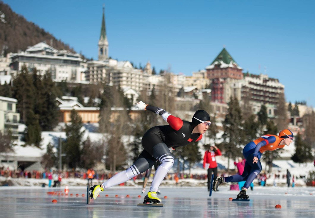The first speed skating gold medals of Lausanne 2020 were earned in St Moritz ©IOC