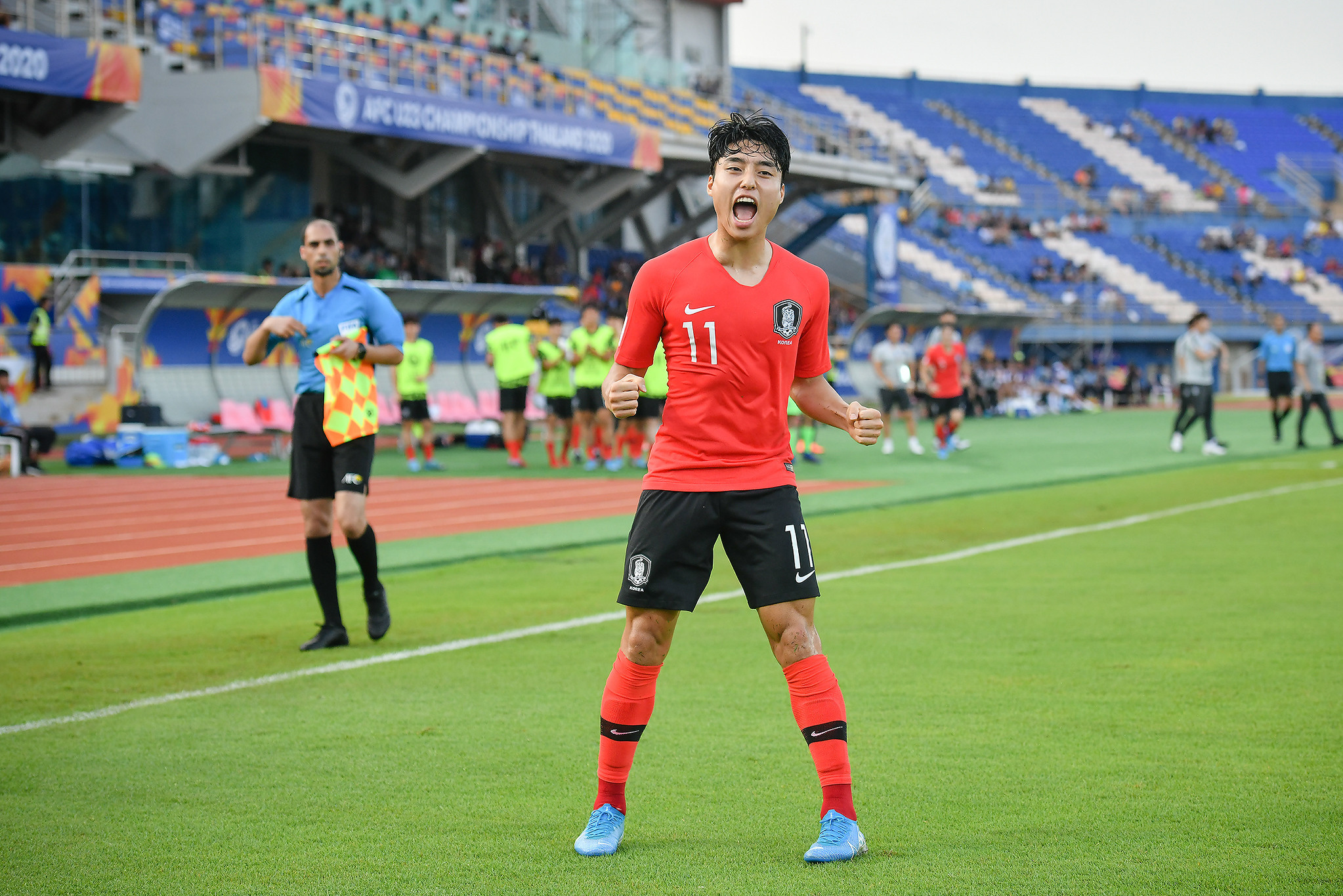 South Korea earned their second win of the Asian Football Confederation Under-23 Championship ©Getty Images