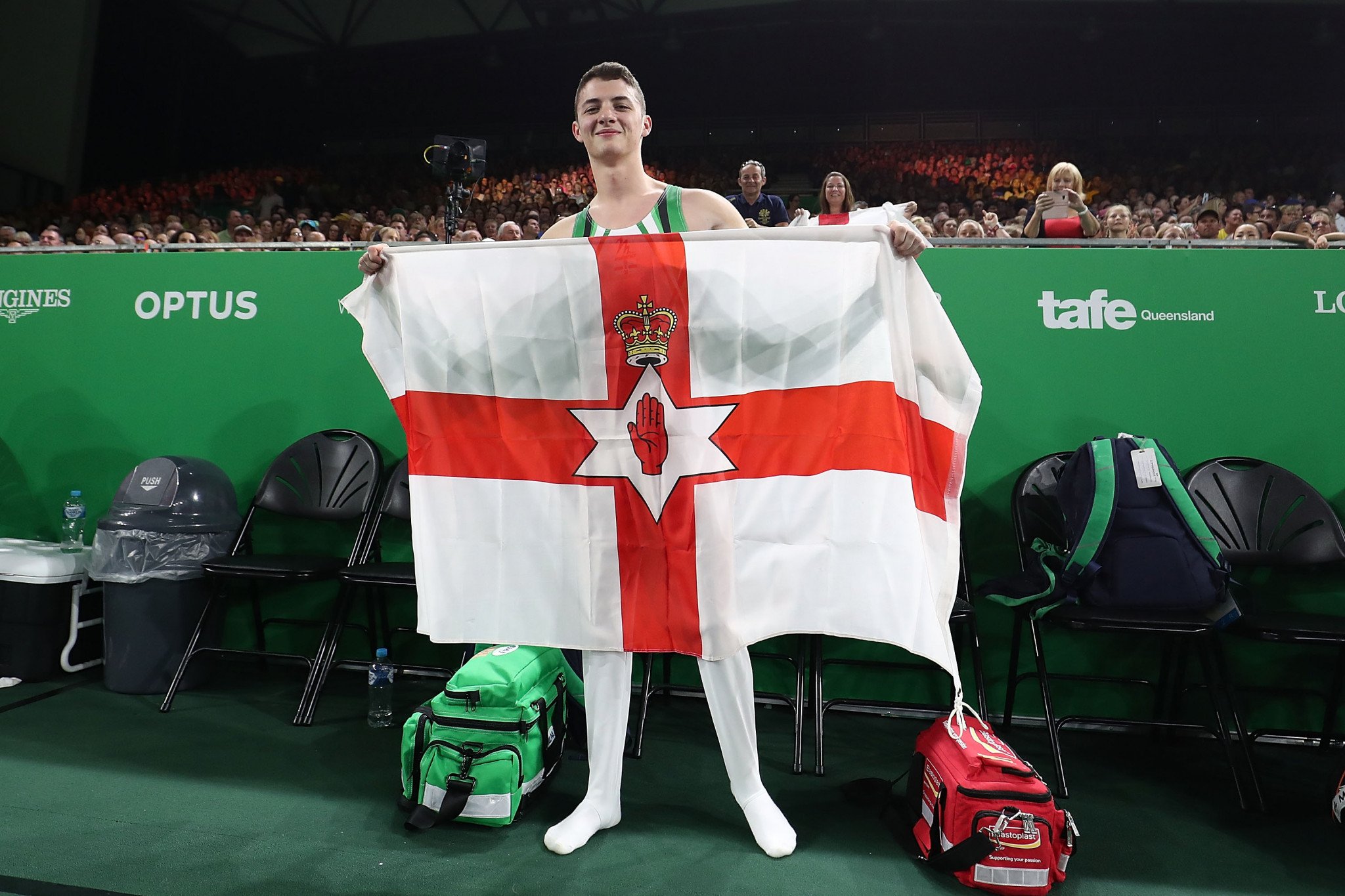 Gymnast Rhys McClenaghan won Northern Ireland's only gold medal at Rio 2016 ©Getty Images