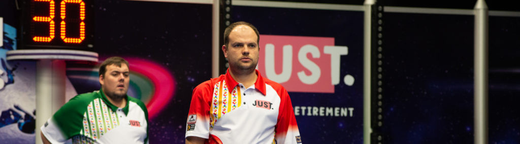 Jamie Chestney is through to the last-16 of the open singles event at the World Indoor Bowls Championships ©World Bowls Tour