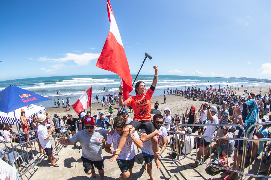 Peru's Sofía Mulánovich claimed victory at the 2019 World Surfing Games in Japanese city Miyazaki ©ISA/Pablo Jimenez