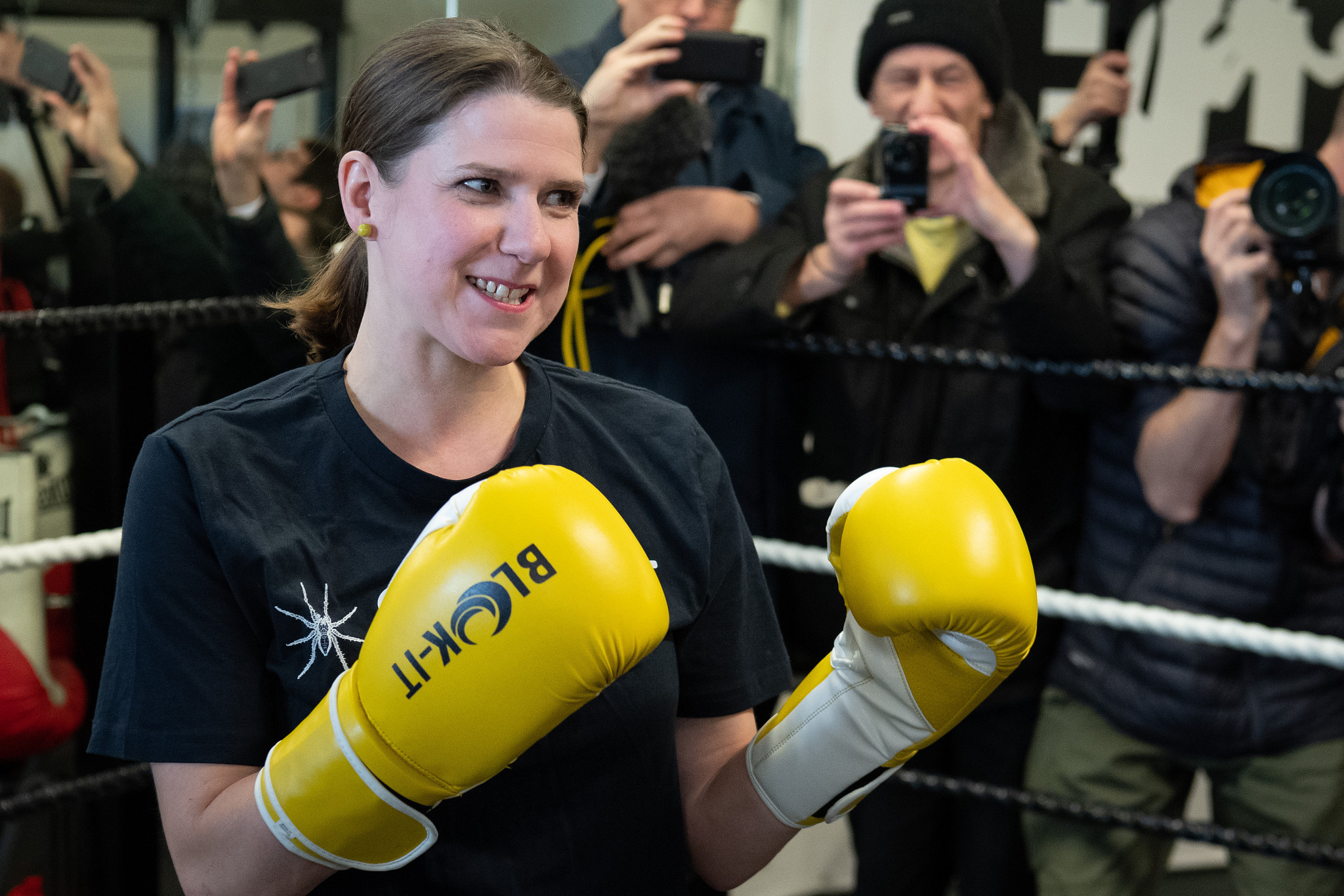 Even Liberal Democrat leader Jo Swinson entered the ring last month, showing how mainstream boxing has become ©Getty Images
