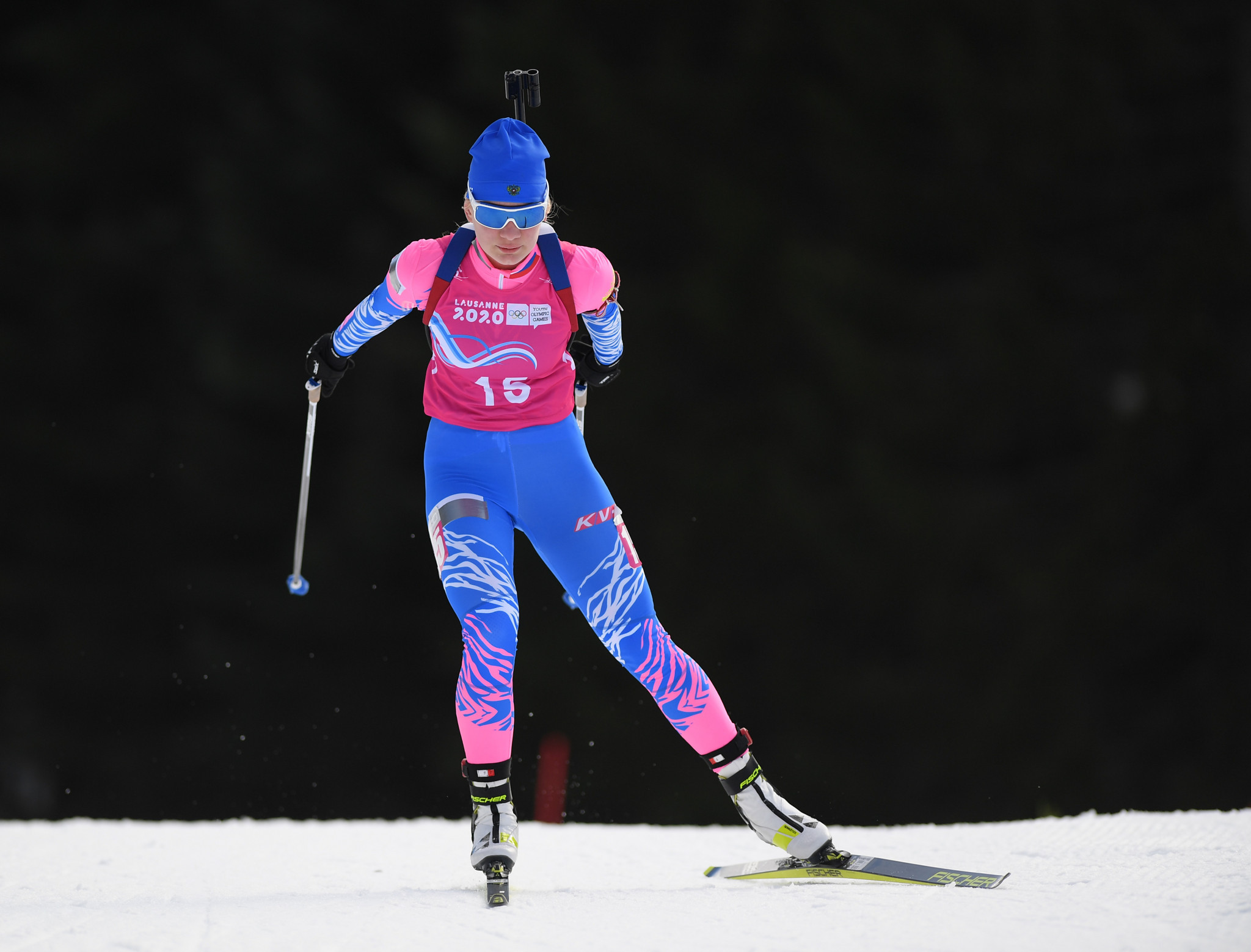 Mokhova clinches second biathlon gold with sprint triumph at Lausanne 2020