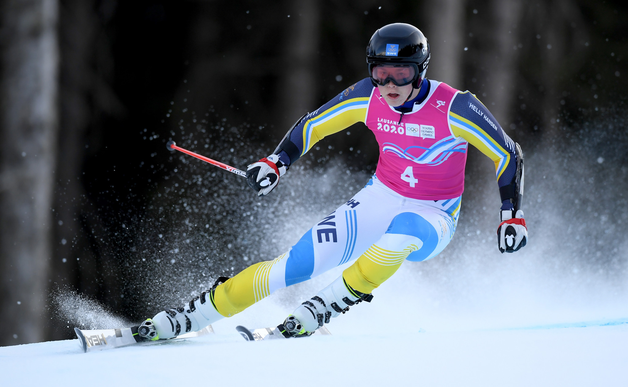 Swedish slalom skiers secure double gold at Lausanne 2020