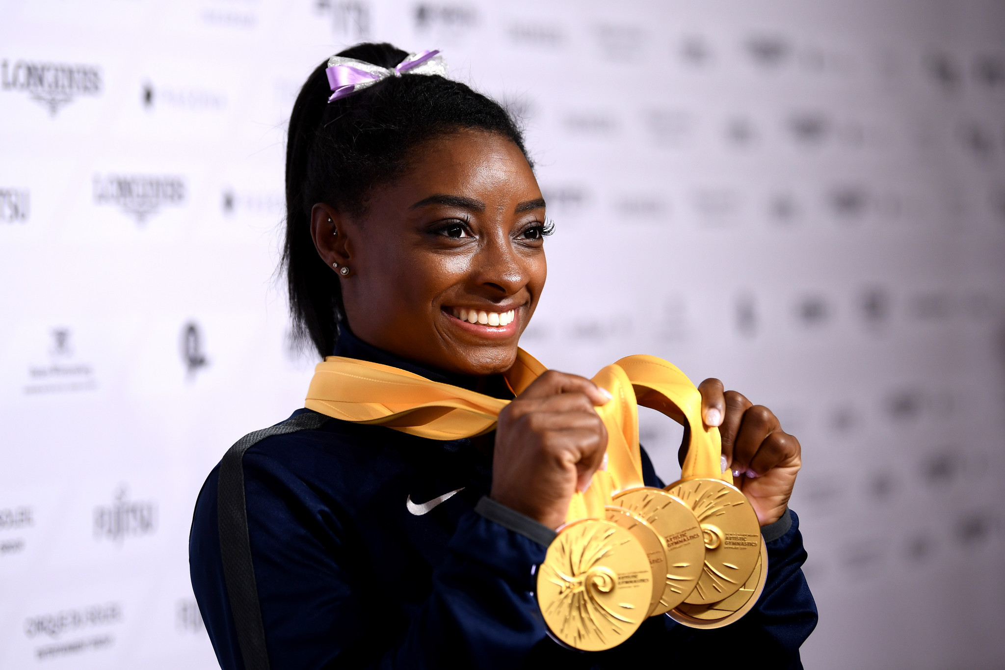 American gymnast Simone Biles is bidding for her third Laureus World Sportswoman of the Year Award ©Getty Images