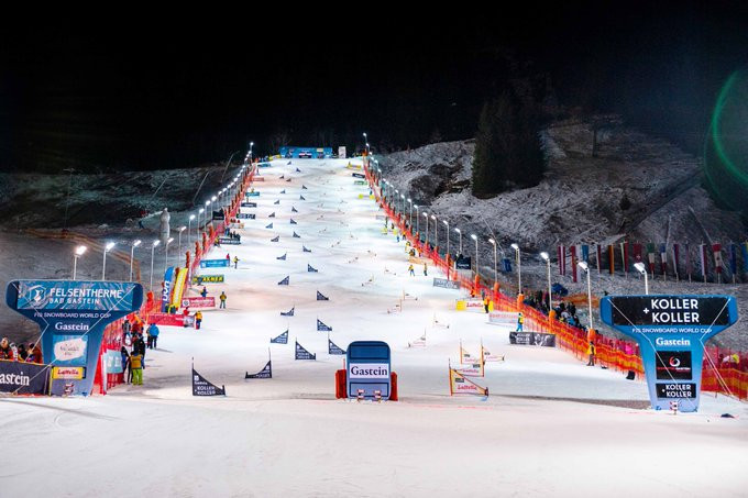 Today's team event concluded FIS Snowboard World Cup action in Bad Gastein ©Twitter