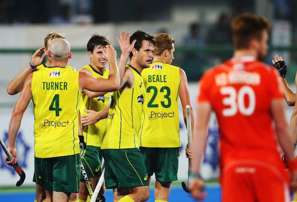 Australia will meet the winners of the second semi-final between Belgium and hosts India