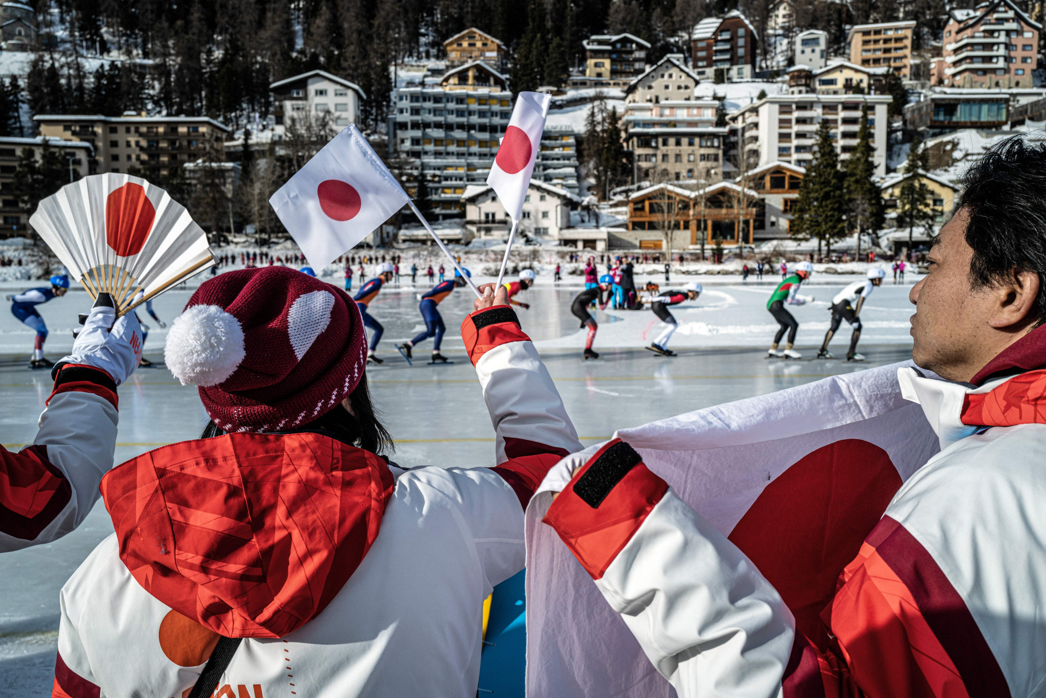 There was a strong Japanese contingent out in force in St Moritz ©Getty Images