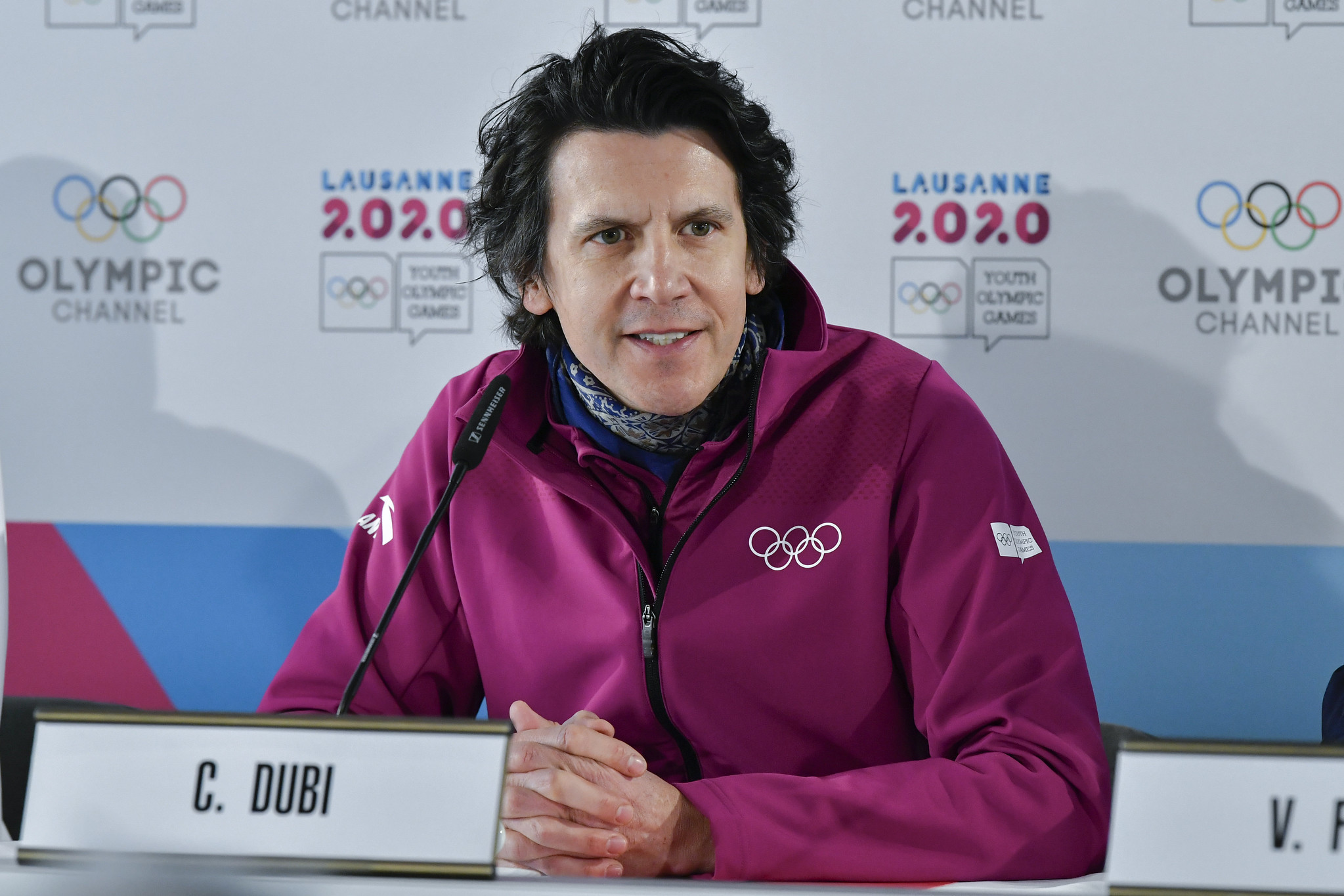 IOC executive director for the Olympic Games Christophe Dubi praised Lausanne 2020 at the halfway stage ©IOC