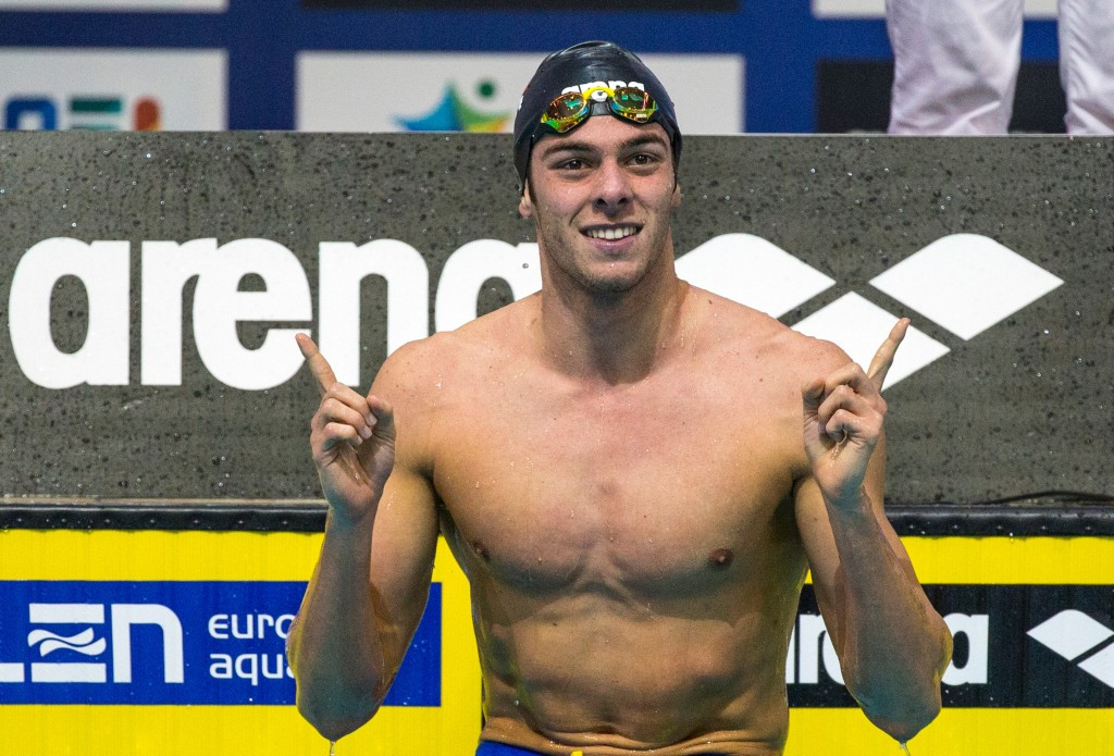 Italian breaks oldest swimming world record at European Short Course Championships