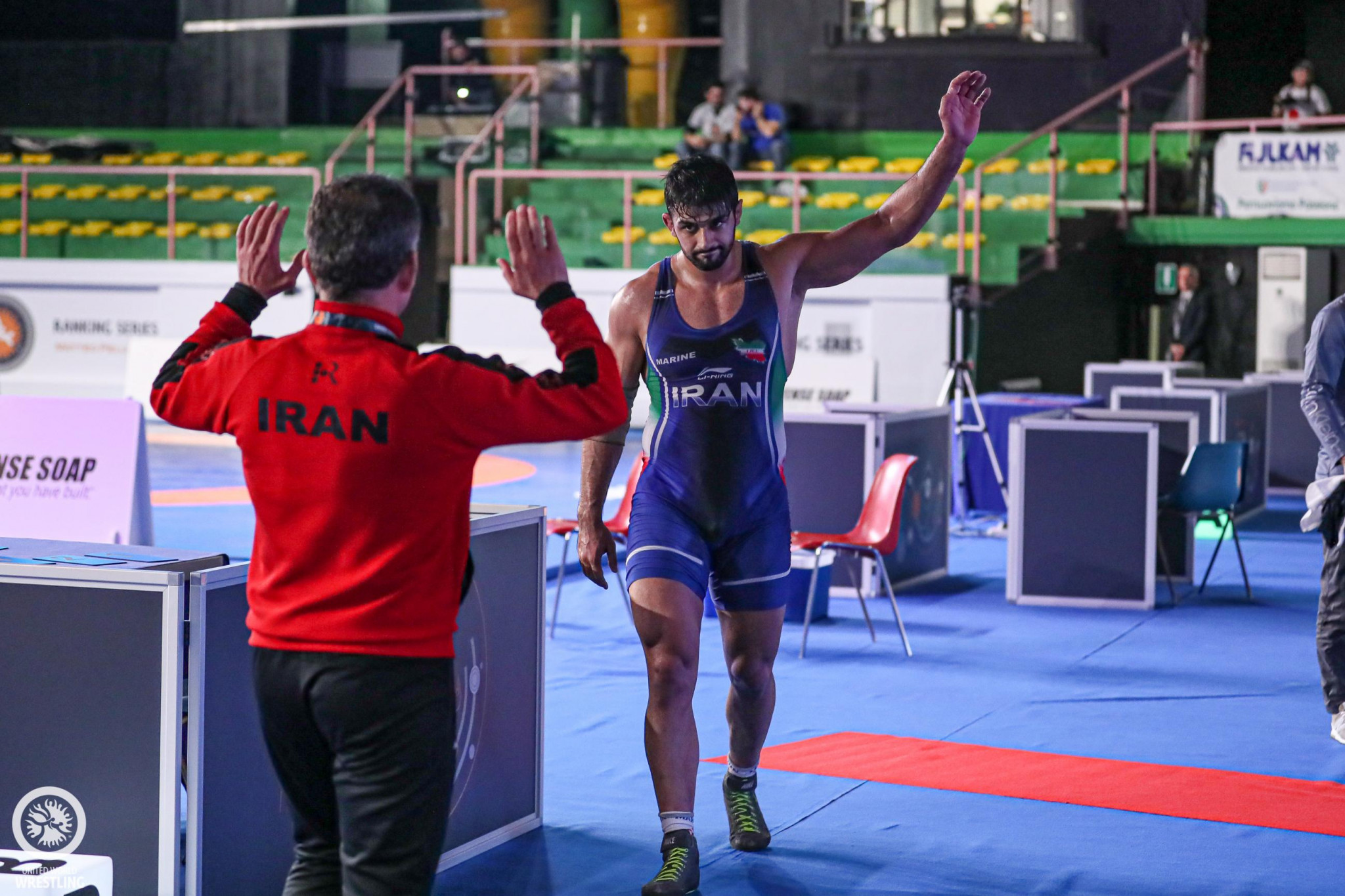 Iran's mighty mountain Mohammadian unbeatable at UWW Ranking Series in Rome