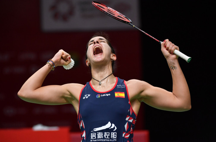 Spain's Rio 2016 champion Carolina Marin gets the winning feeling again after reaching tomorrow's women's singles final at the BWF Indonesia Masters in Jakarta ©Getty Images