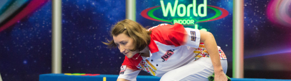 Scotland's Julie Forrest is through to the women's singles semi-finals at the World Indoor Bowls Championships ©World Bowls Tour