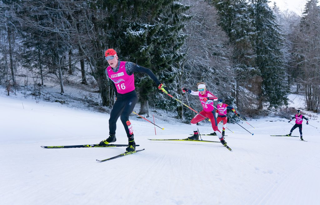 Athletes battled a tough course at Les Tuffes Nordic Centre ©OISphoto