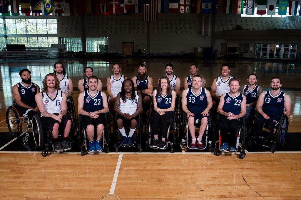 Liz Dunn is the only female player on the US wheelchair rugby training squad for Tokyo 2020 ©USWR