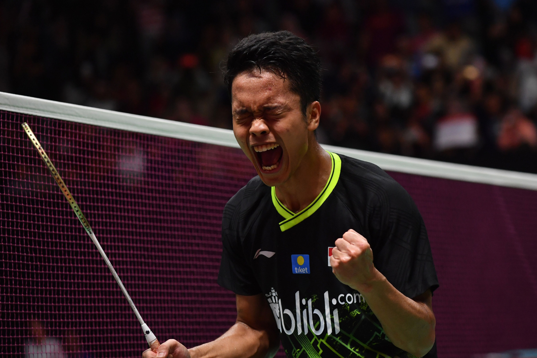 Ginting wins men's title on home soil at BWF Indonesia Masters