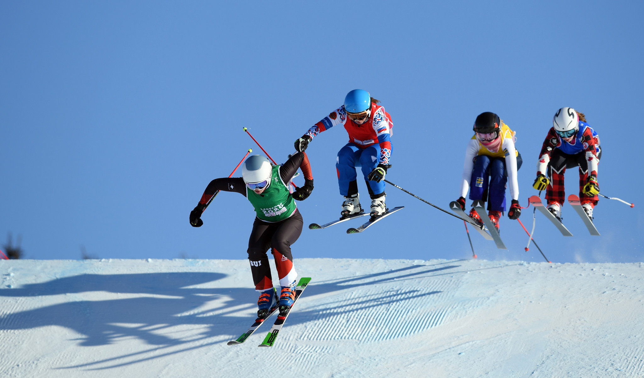 Marie-Karoline Krista won the women's ski cross final ©Getty Images