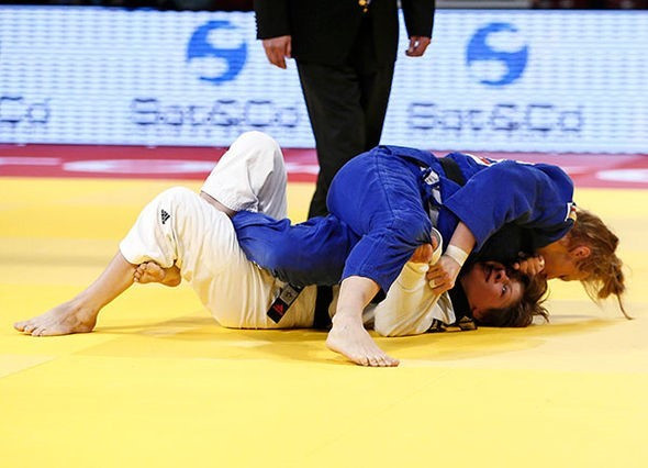 Germany's Martyna Trajdos defied the odds to claim the women's under 63 kilogram title on day two of the IJF Grand Slam in Tokyo ©IJF