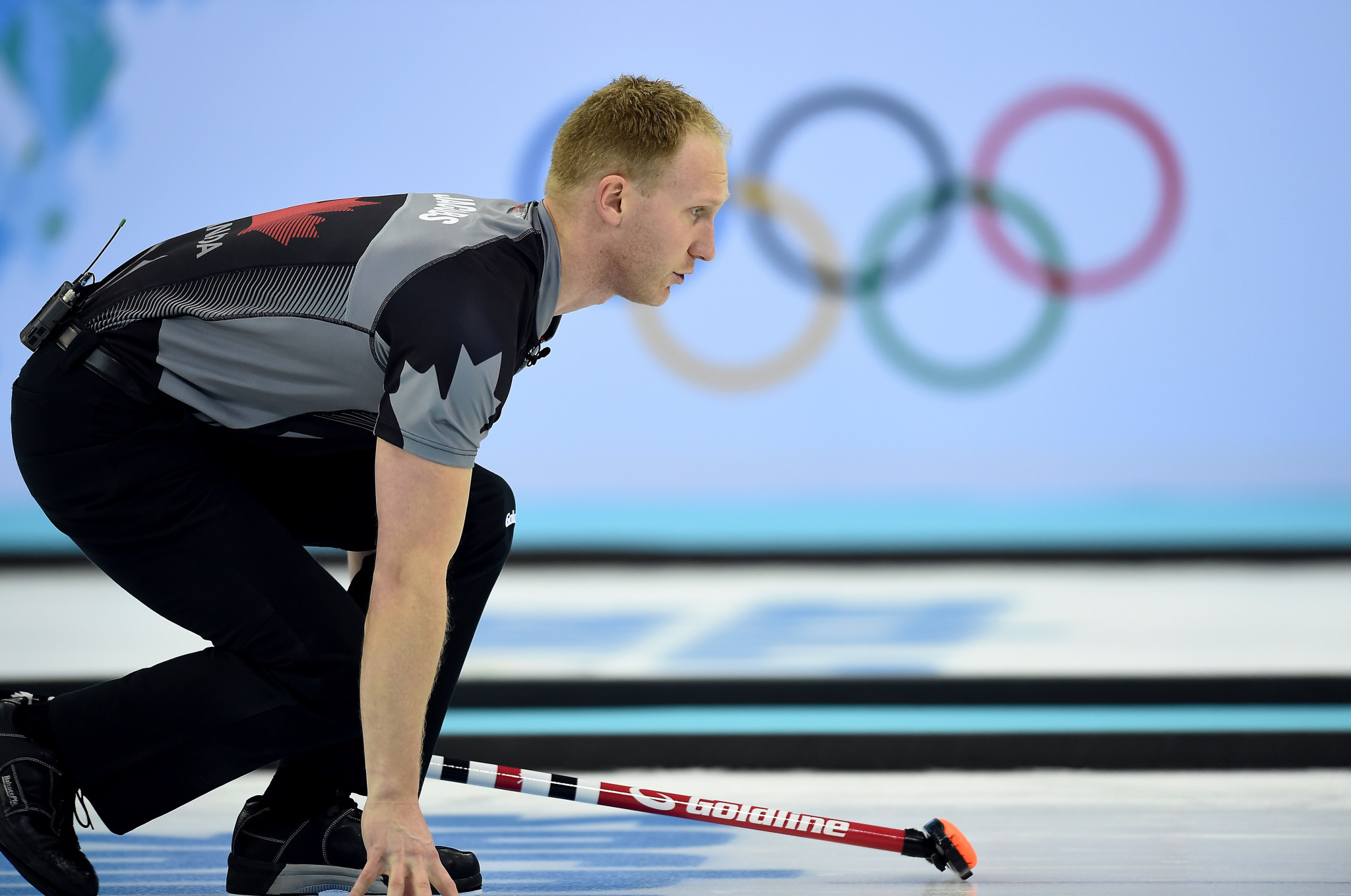 Brad Jacobs made it three Grand Slam of Curling victories in a row ©Getty Images