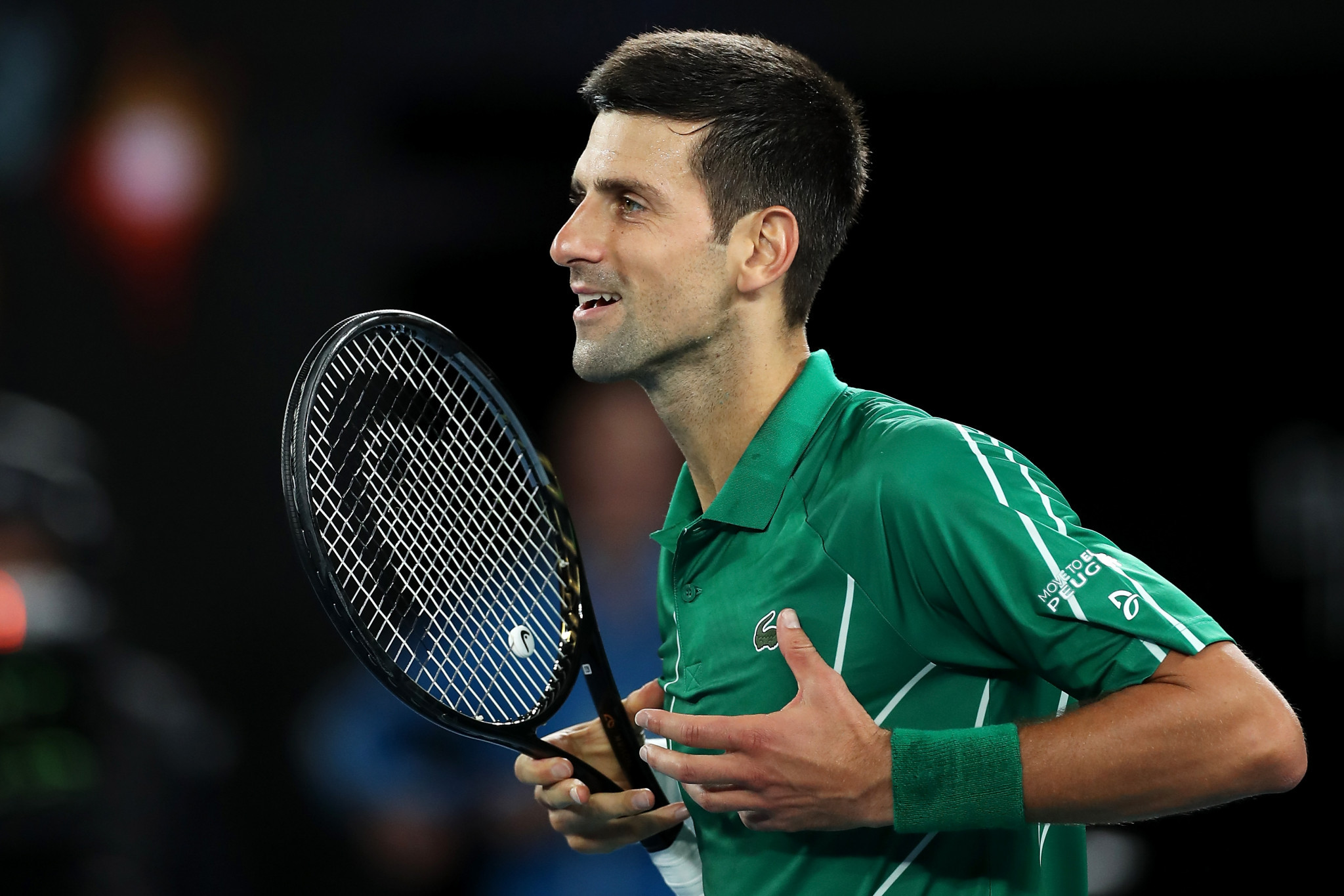 Novak Djokovic went through in four sets ©Getty Images