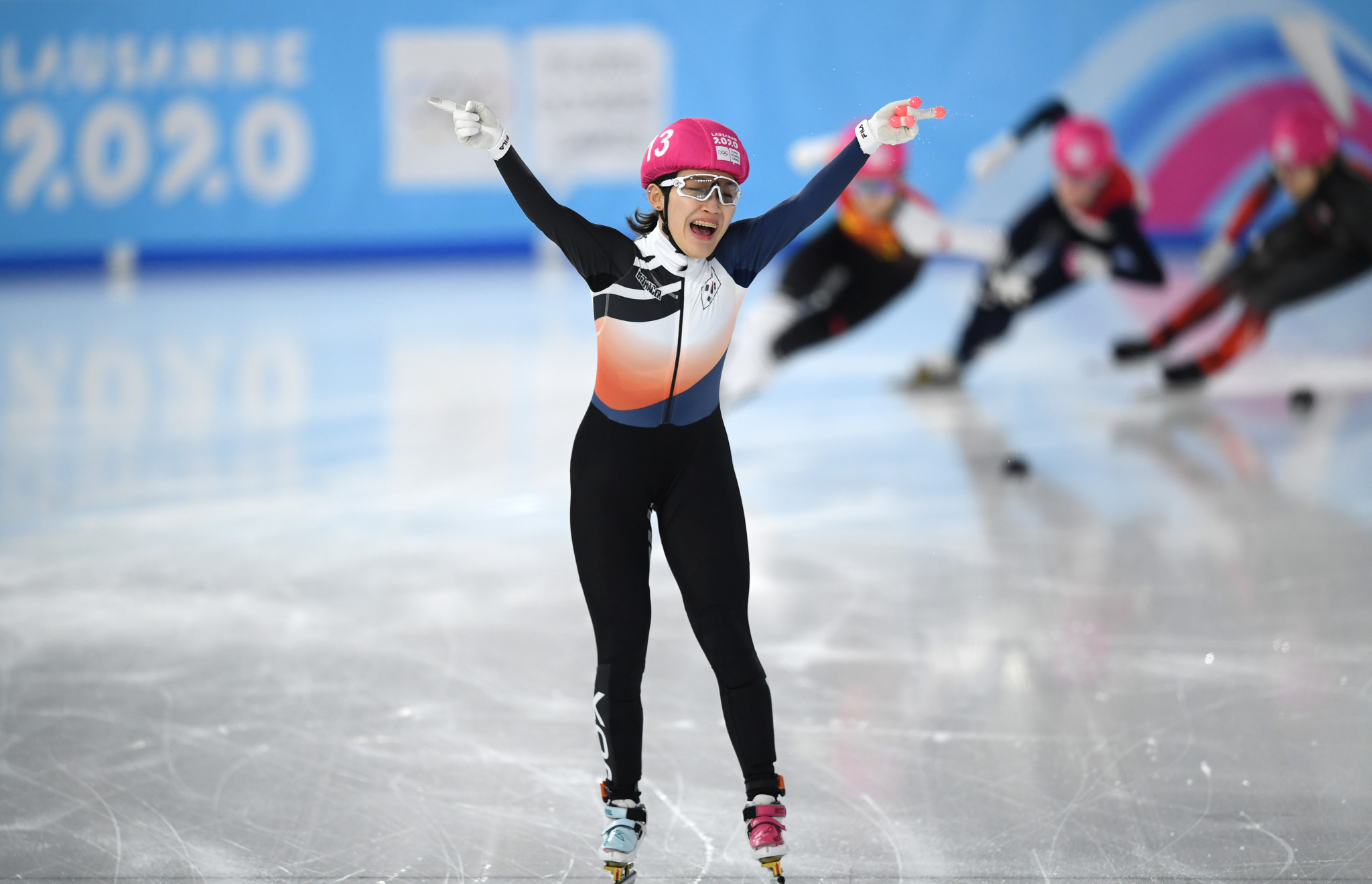 South Korea's Seo Whi-min has clean ice as she dominated the women's 500m final ©Getty Images