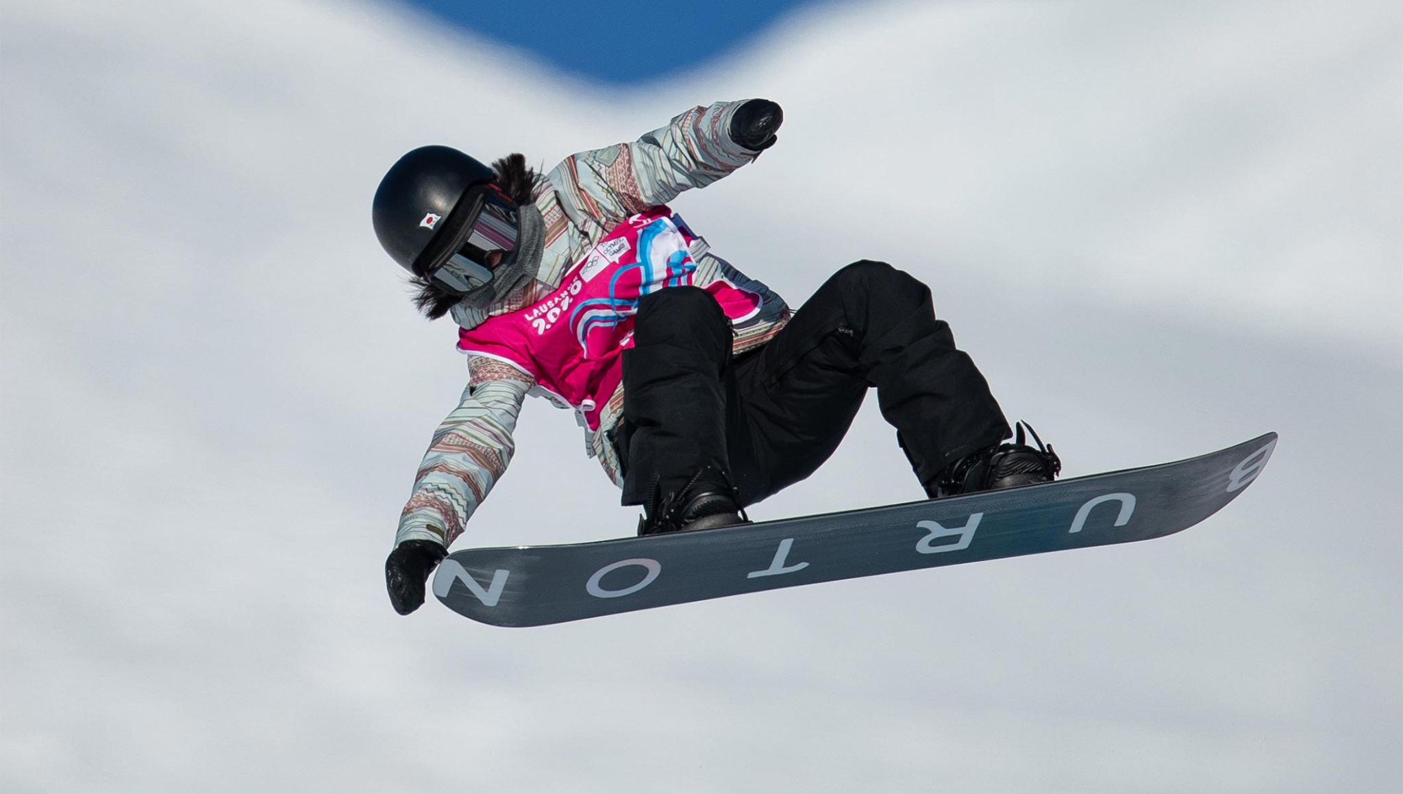 Japan's Ono Mitsuki enjoyed a perfect day in the women's halfpipe competition ©OIS