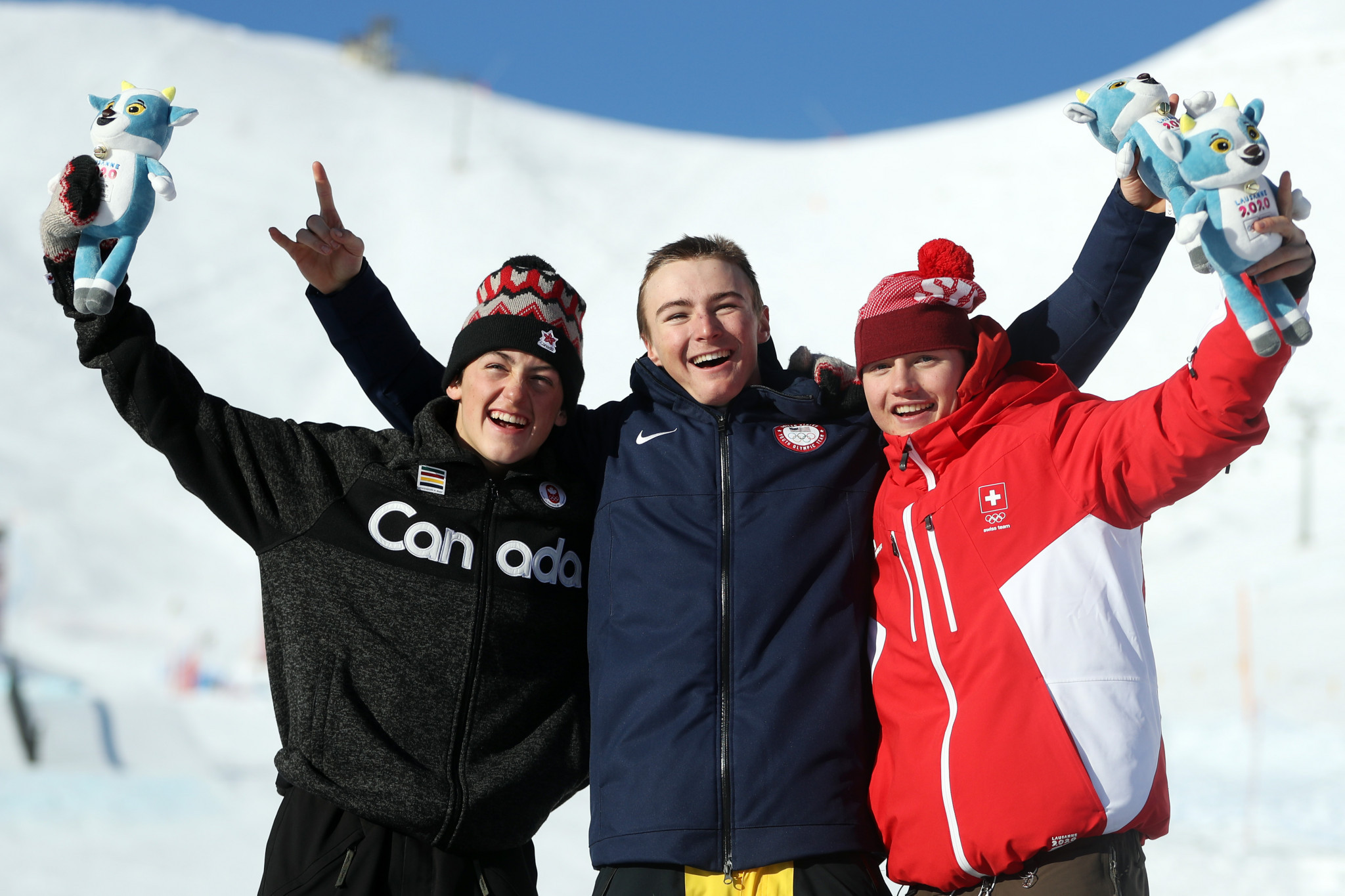 United States' Dusty Henricksen won the men’s snowboard slopestyle title ©Getty Images