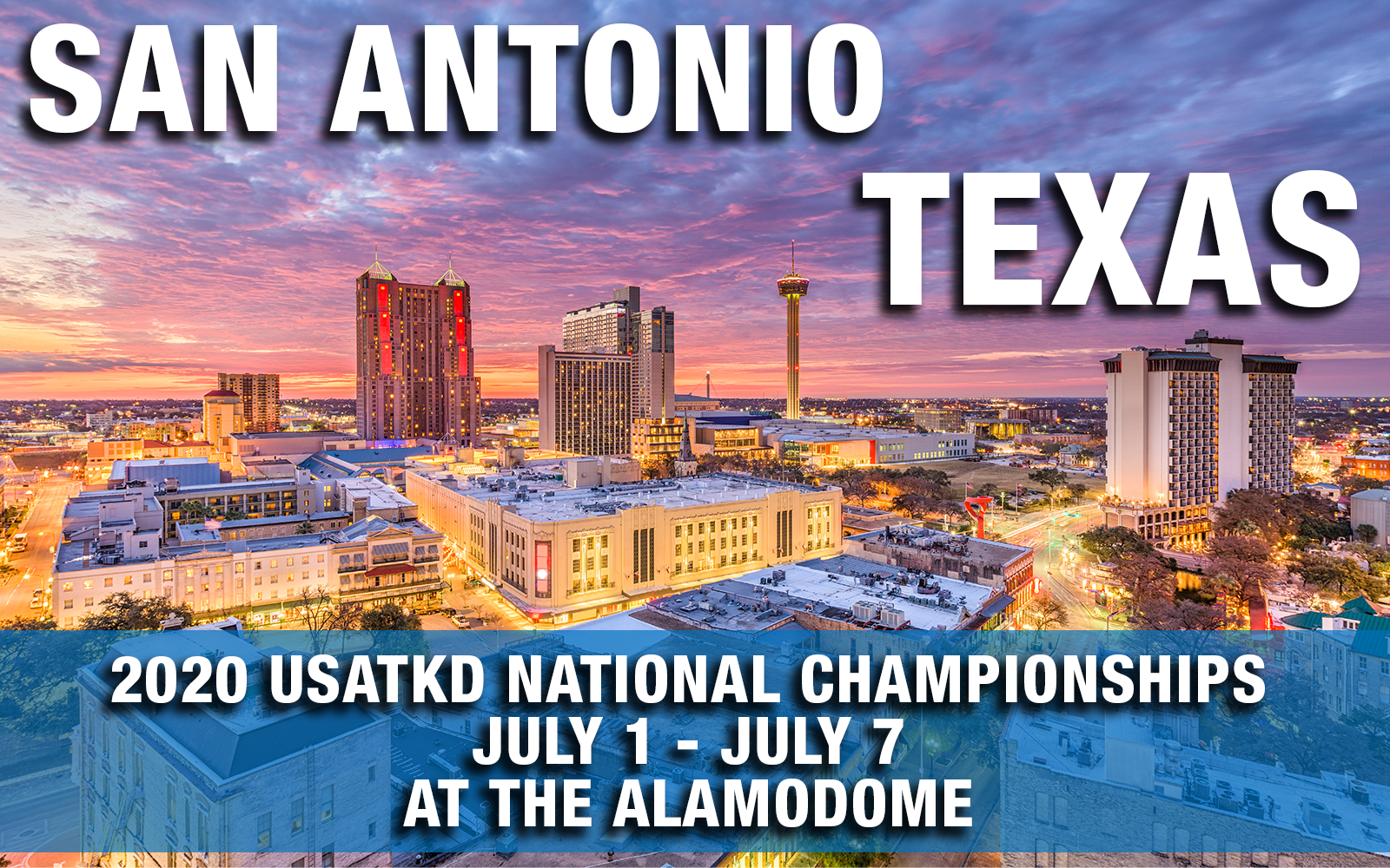 It will be the second time San Antonio hosts the USATKD National Championships ©USA Taekwondo