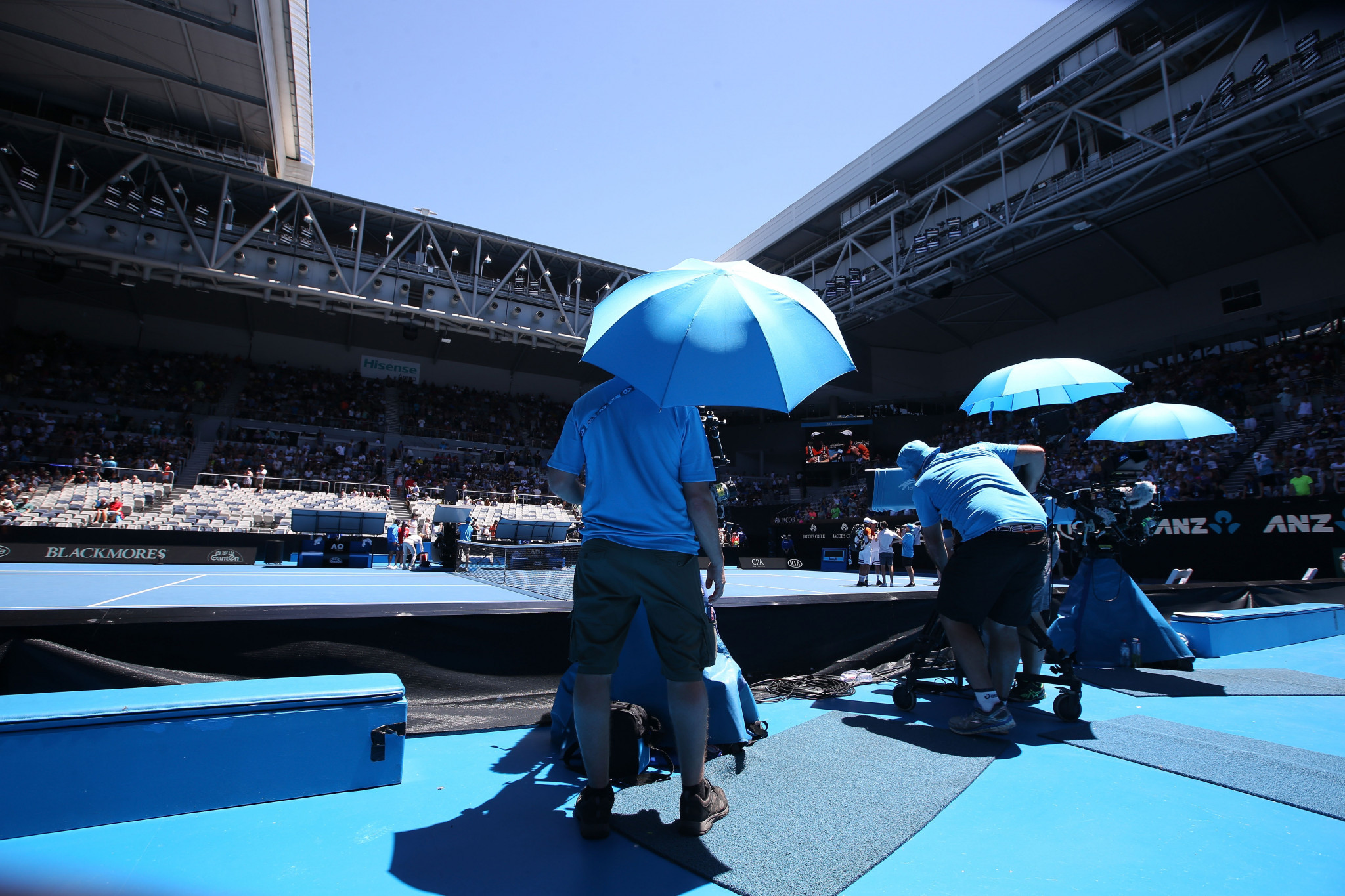 High temperatures have been a feature of the Australian Open ©Getty Images