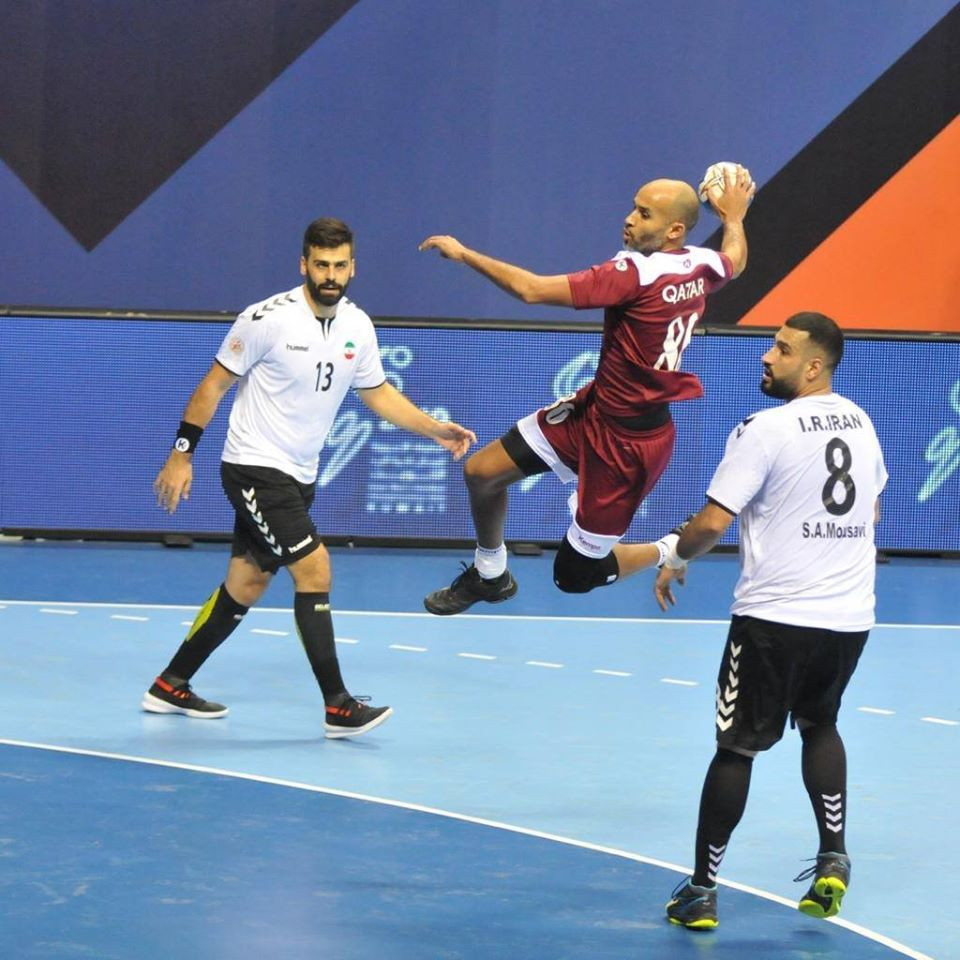 Qatar qualified for the semi-finals at the Asian Men's Handball Championship ©AHF