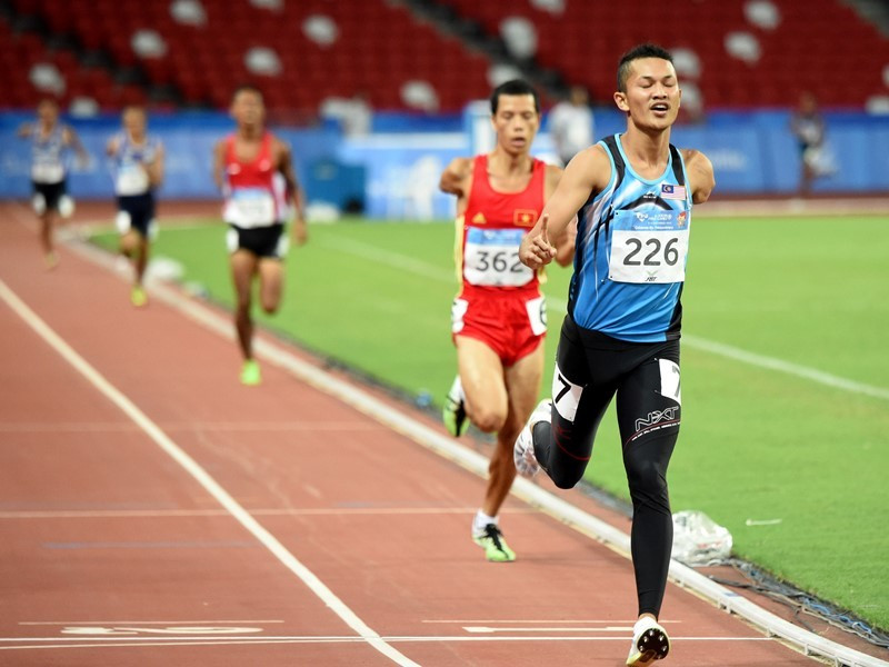 Malaysia enjoy golden day of athletics at Singapore 2015 ASEAN Para Games