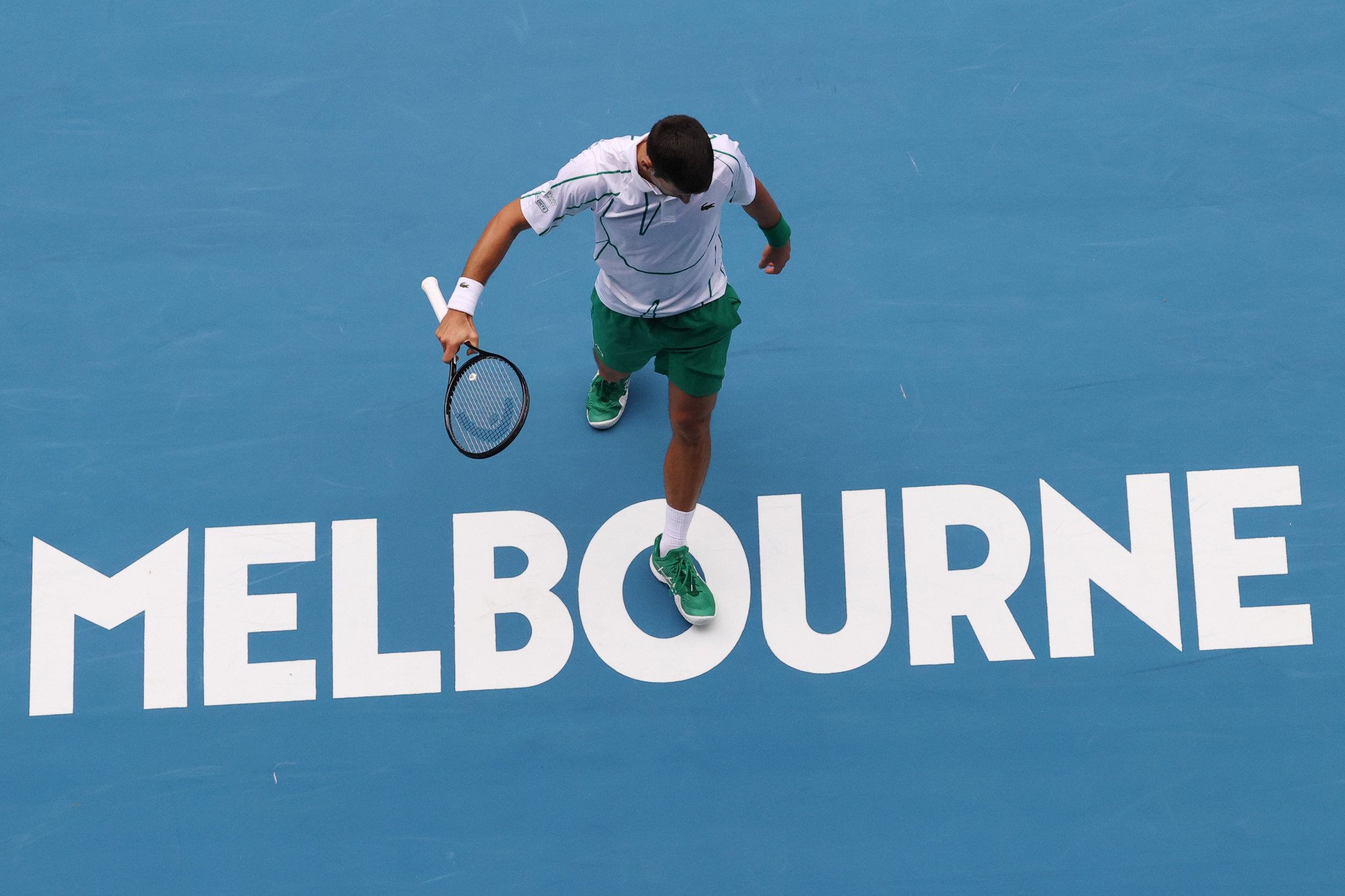 Serbia's Novak Djokovic was among big names to progress on day three in Melbourne ©Getty Images